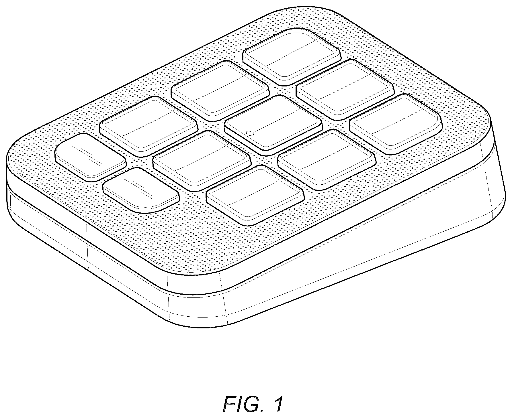 Patent USD1125164 Figure 1 – Input device