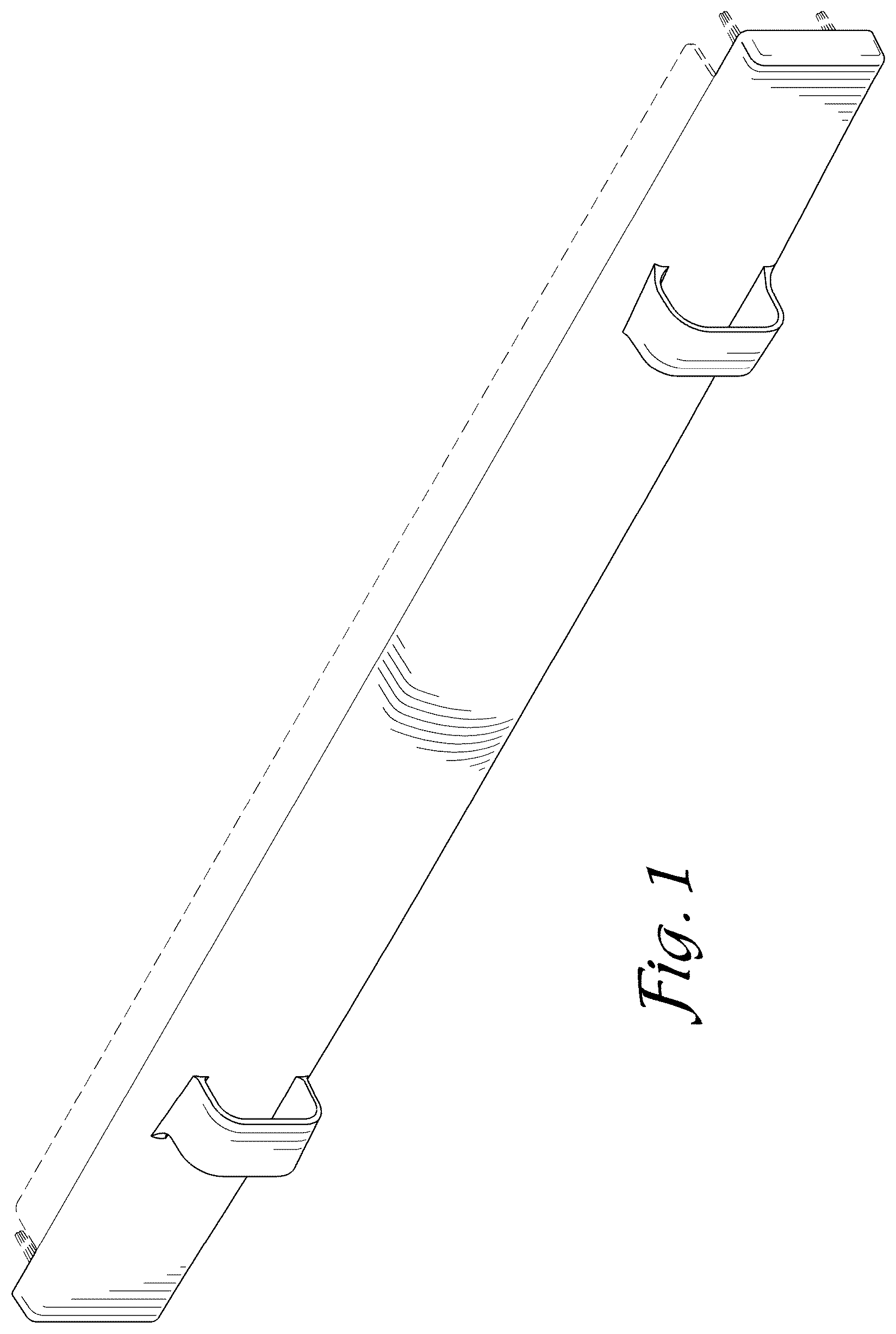 Patent USD1125176 — Blanking panel for an equipment rack — Figure 1