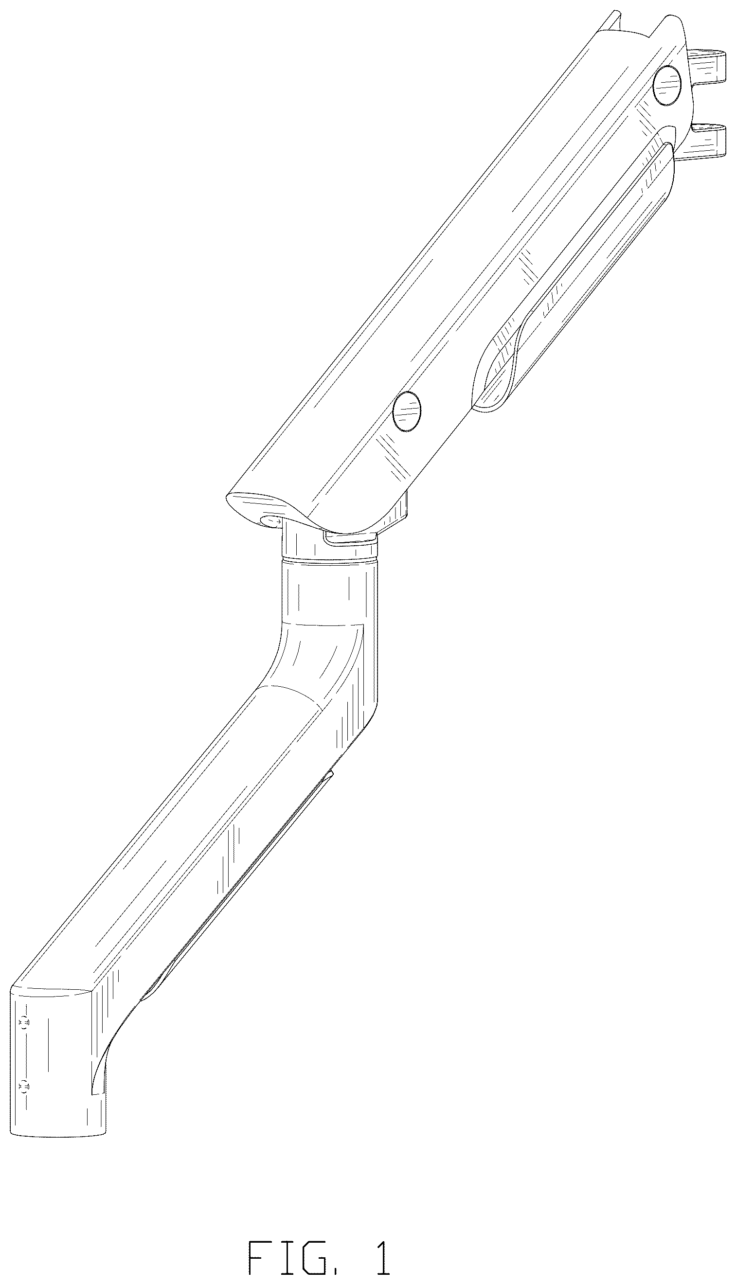 Patent USD1125178 — Monitor arm — Figure 1