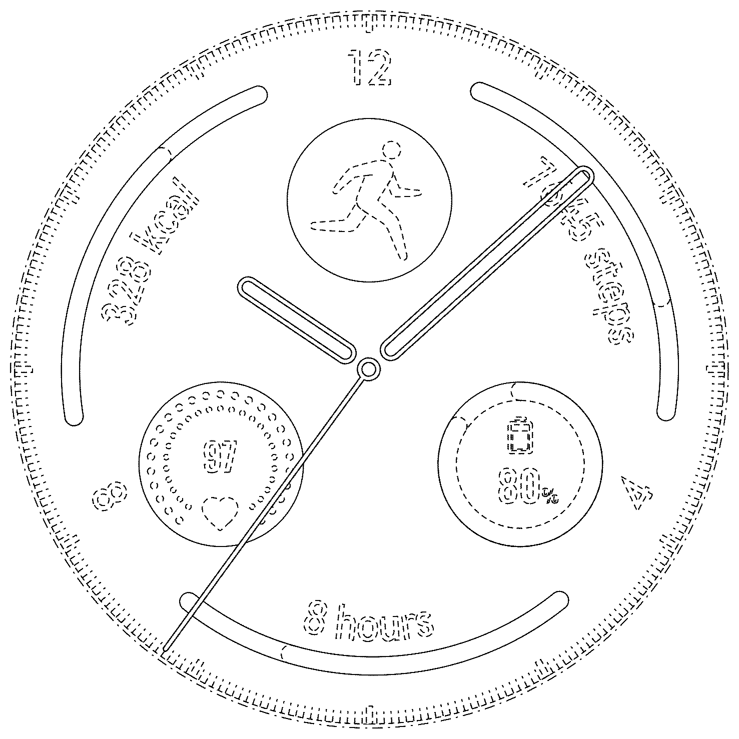 Patent USD1125183 — Display screen or portion thereof with graphical user interface — Figure 1
