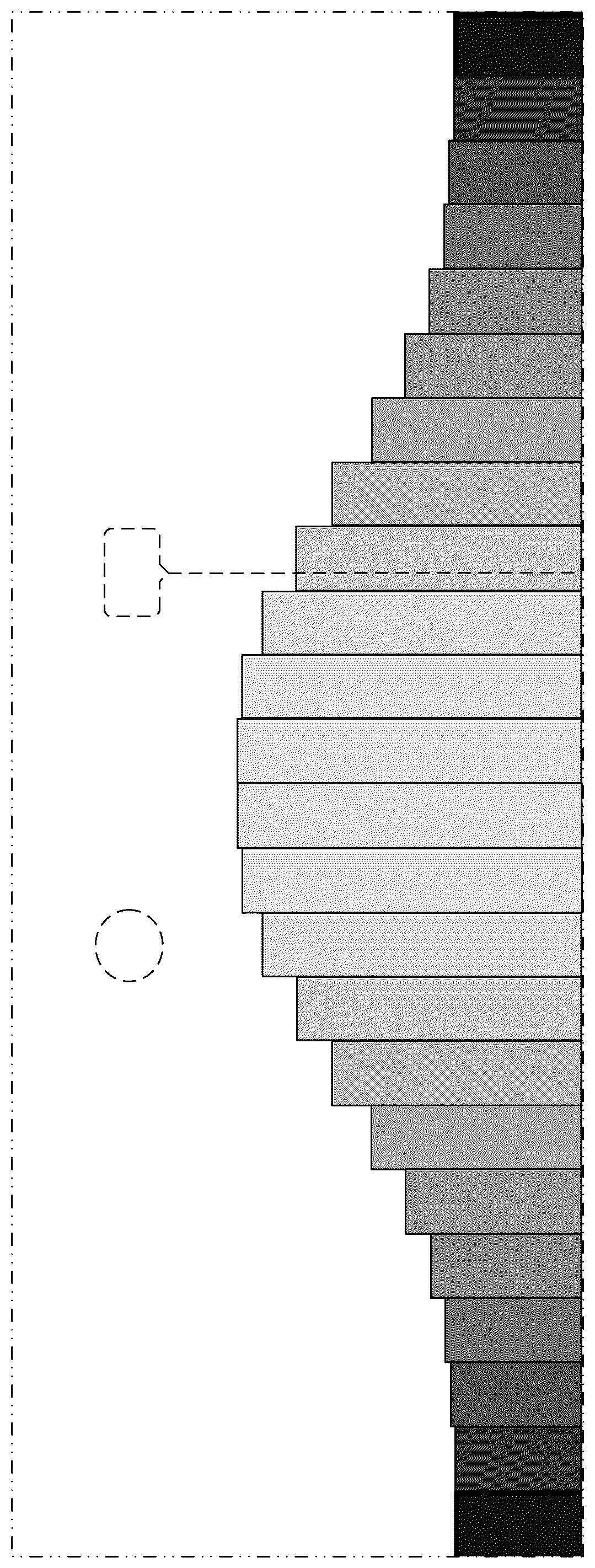 Patent USD1125190 — Display screen or portion thereof with a graphical user interface for an interactive daily schedule for the cognitively impaired — Figure 1