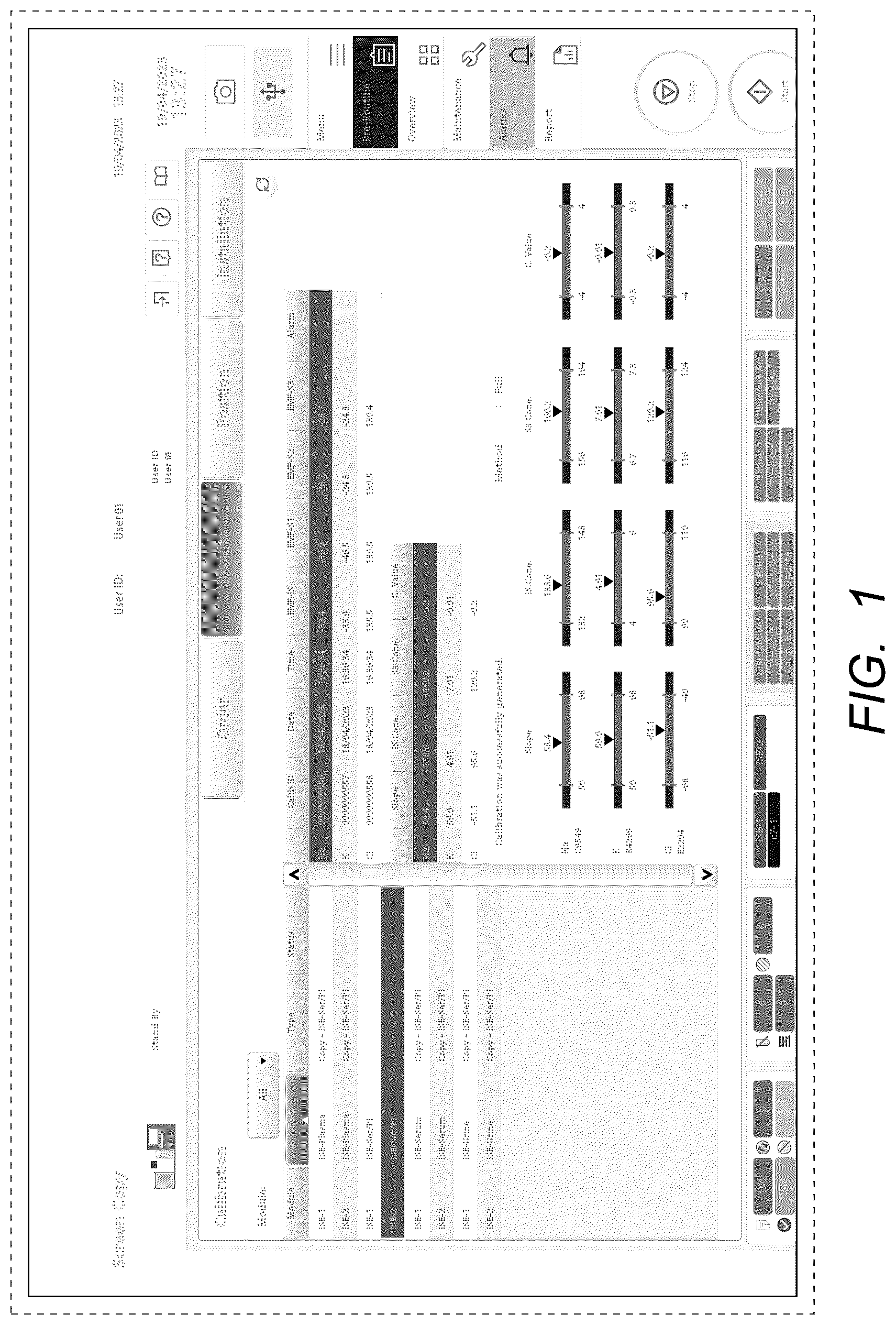 Patent USD1125198 Figure 1 – Display screen with graphical user interface