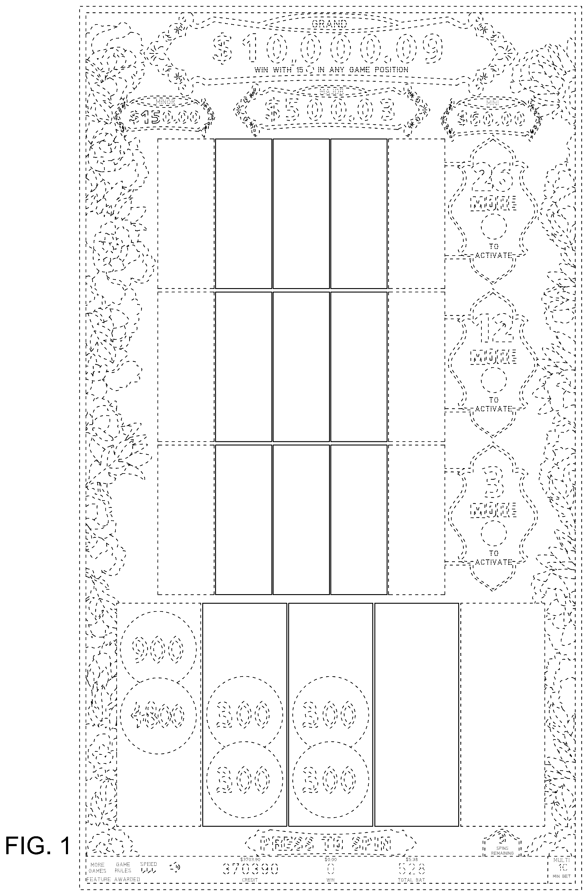 Patent USD1125230 — Display screen or portion thereof with an animated graphical user interface — Figure 1