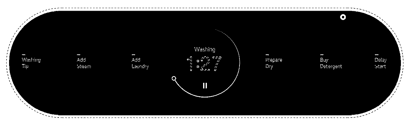Patent USD1125234 — Display panel with graphical user interface — Figure 1