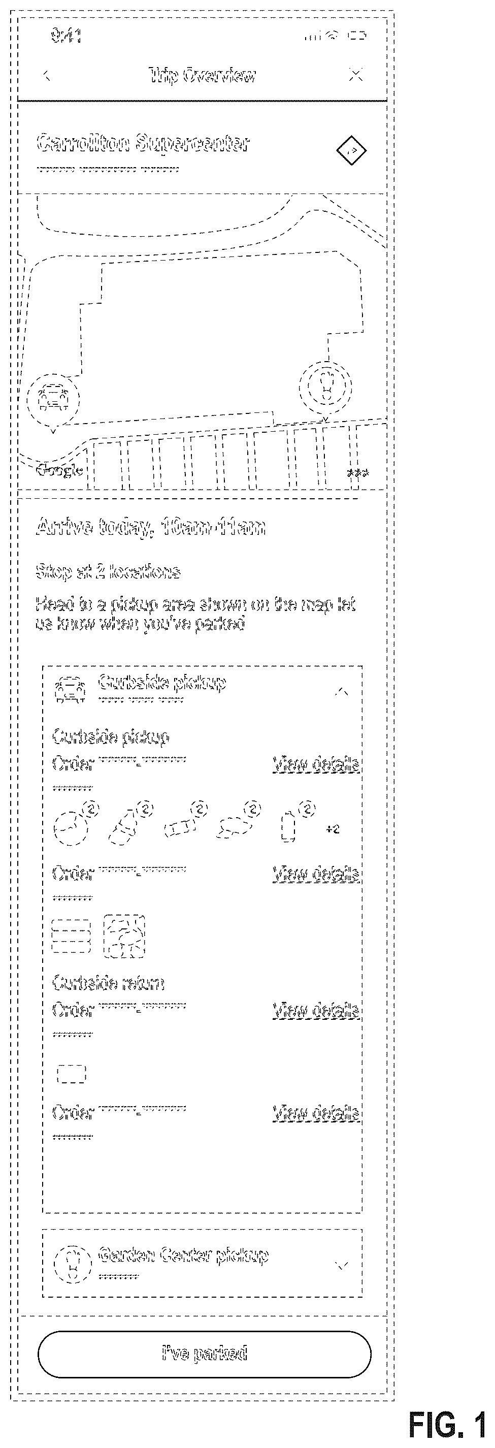 Patent USD1125236 — Display screen or portion thereof with graphical user interface — Figure 1