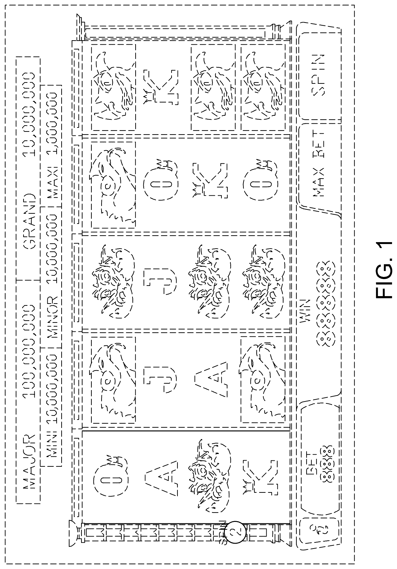 Patent USD1125261 — Display screen or portion thereof with a transitional graphical user interface — Figure 1