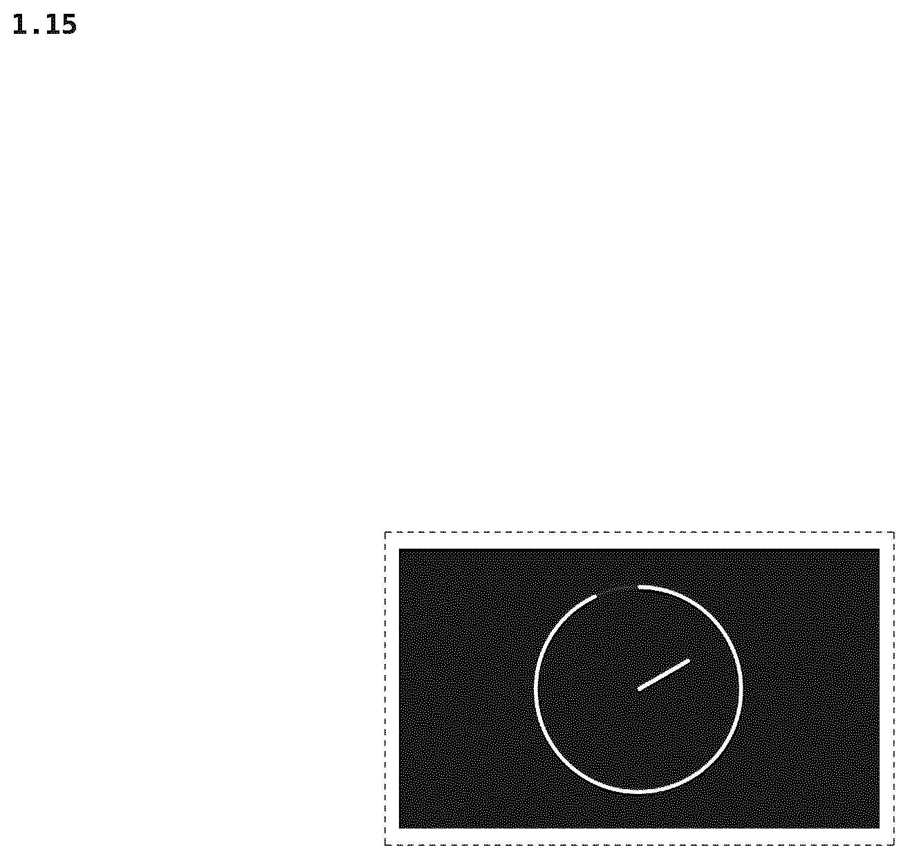 Patent USD1125263 Figure 15 – Display panel with animated graphical user interface