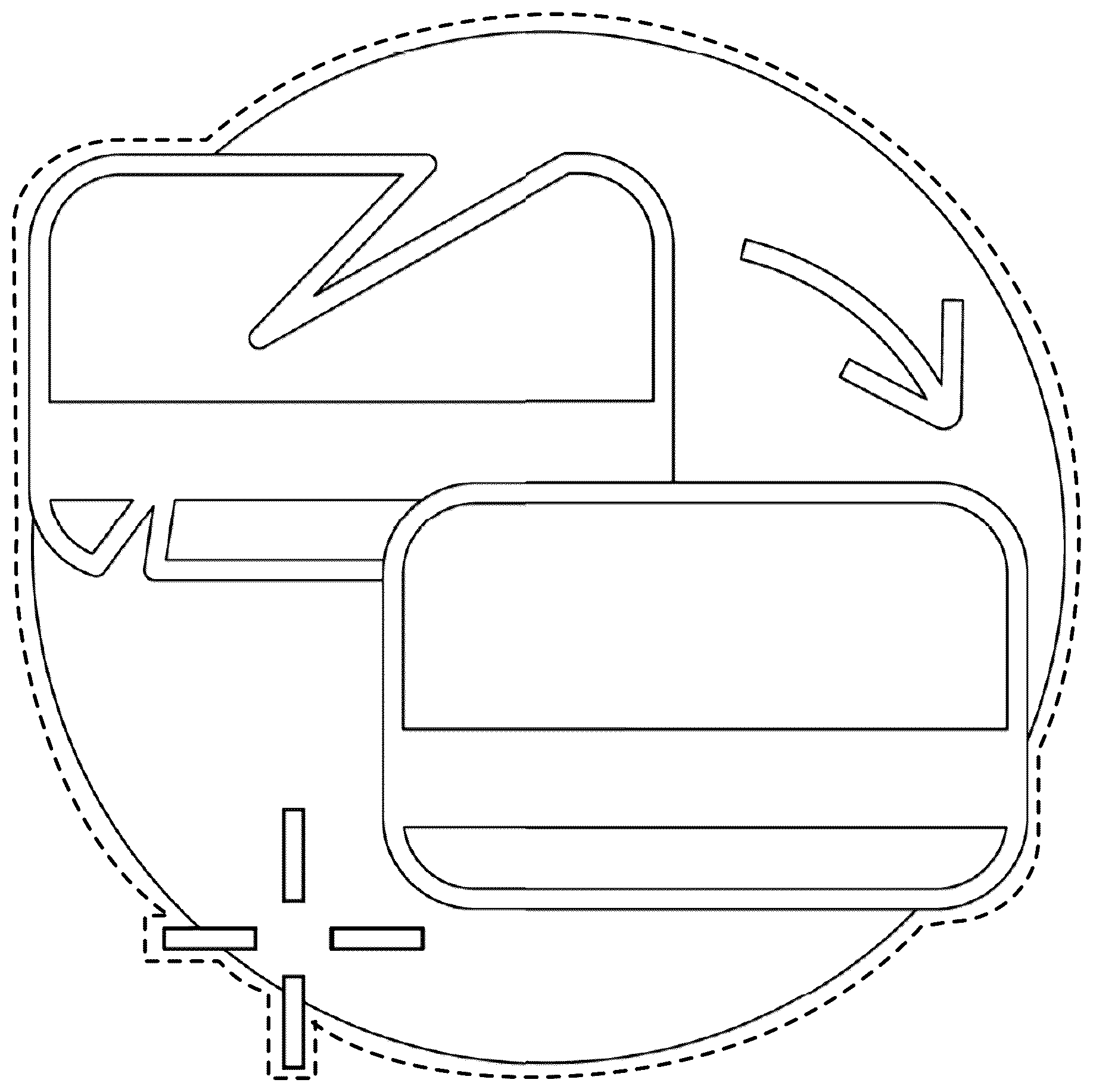 Patent USD1125265 — Display screen with graphical user interface — Figure 1