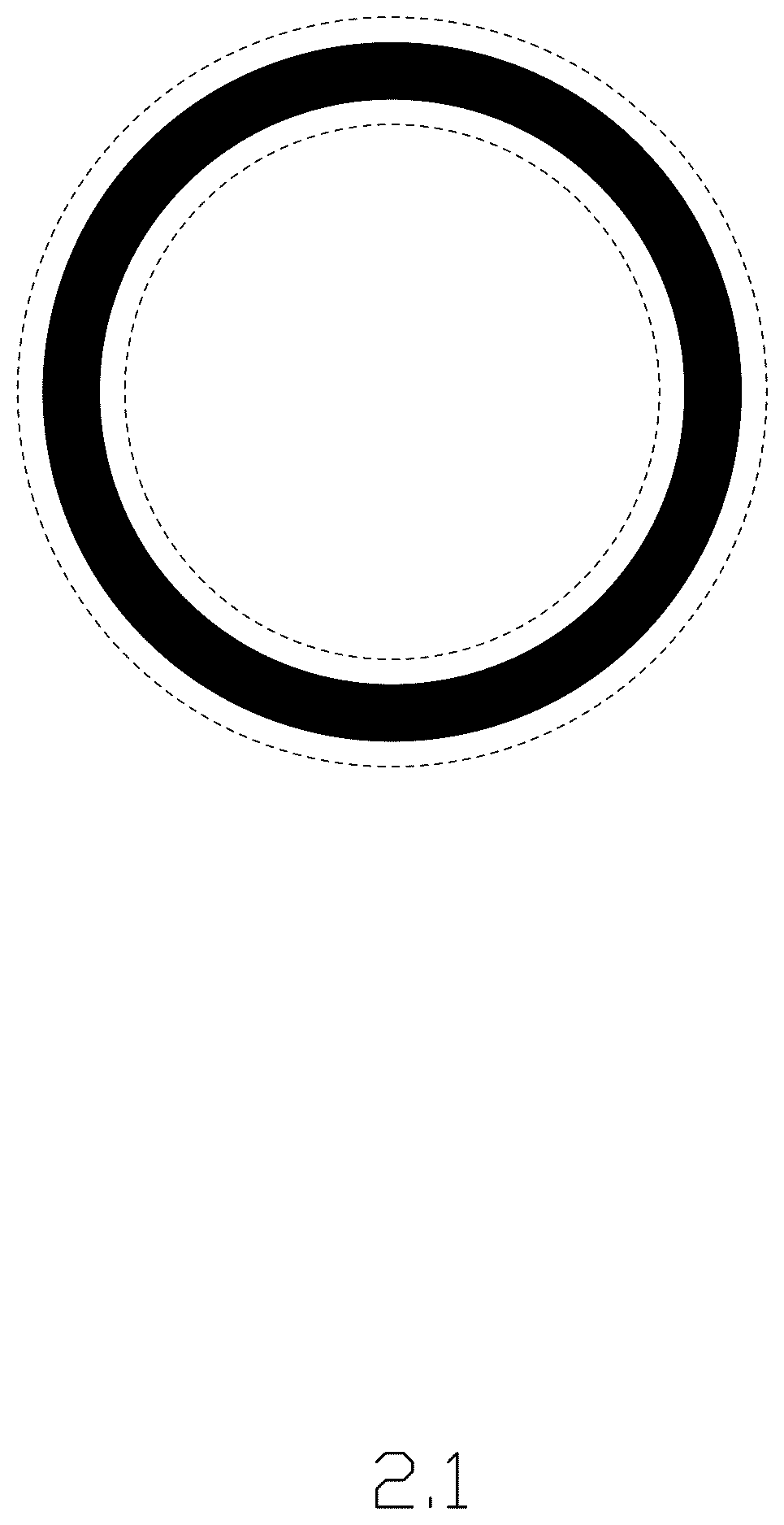 Patent USD1125266 — Display screen with animated graphical user interface for displaying tooth brushing progress of electric toothbrush — Figure 1