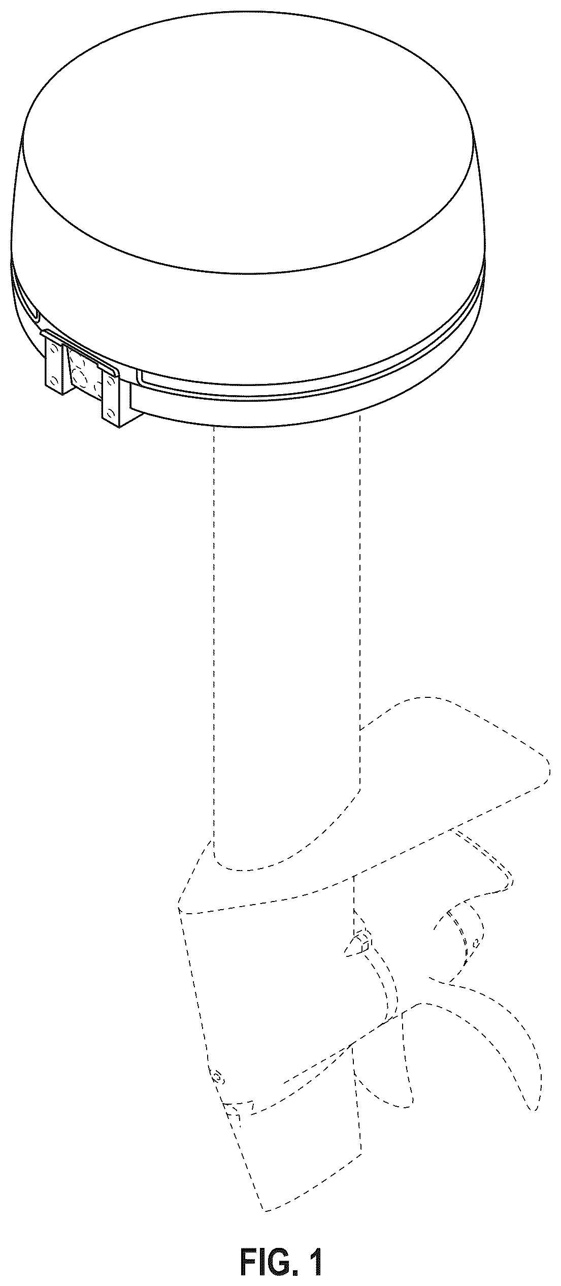 Patent USD1125272 — Outboard motor — Figure 1