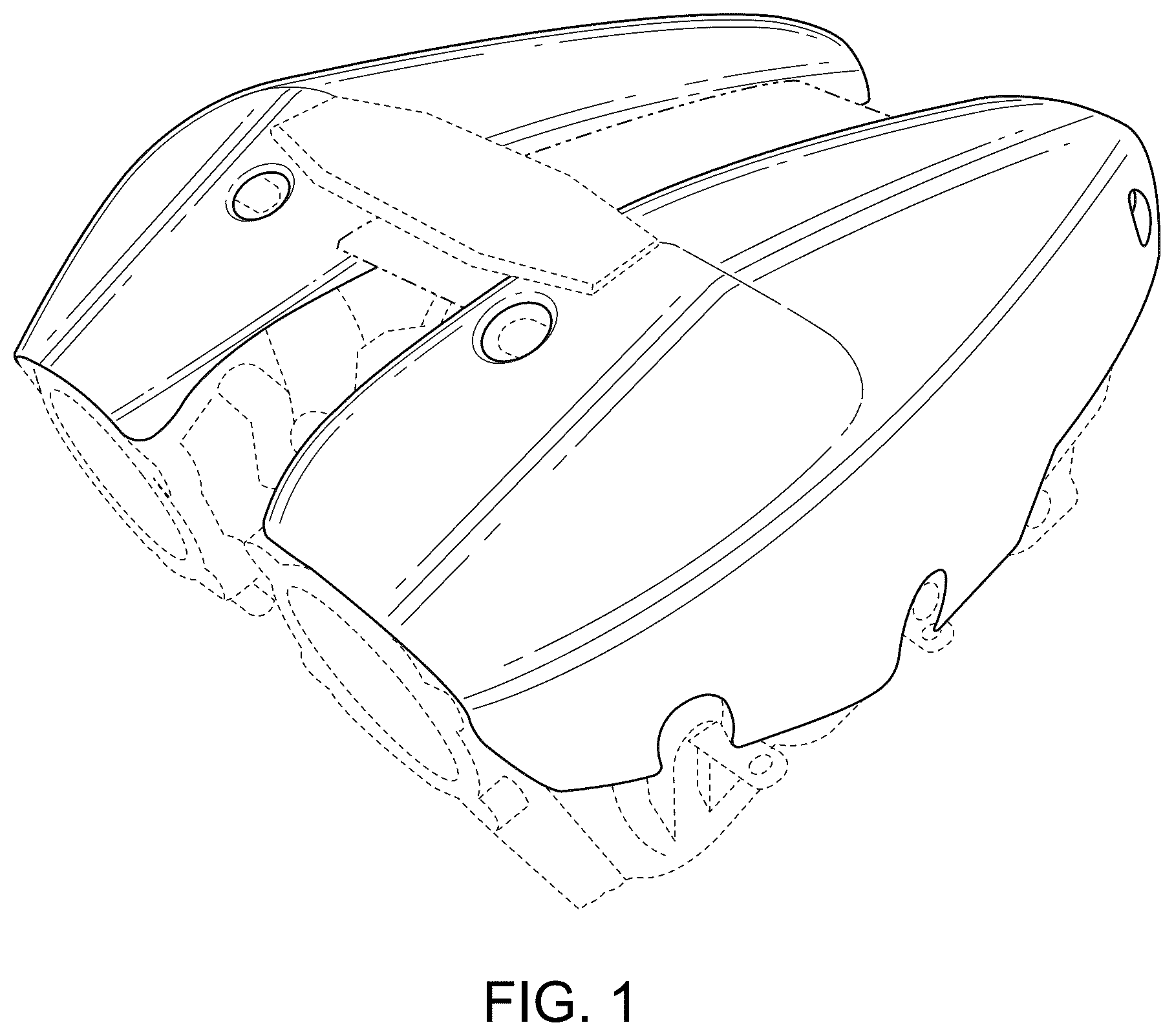 Patent USD1125275 — LT6 intake manifold cover set — Figure 1