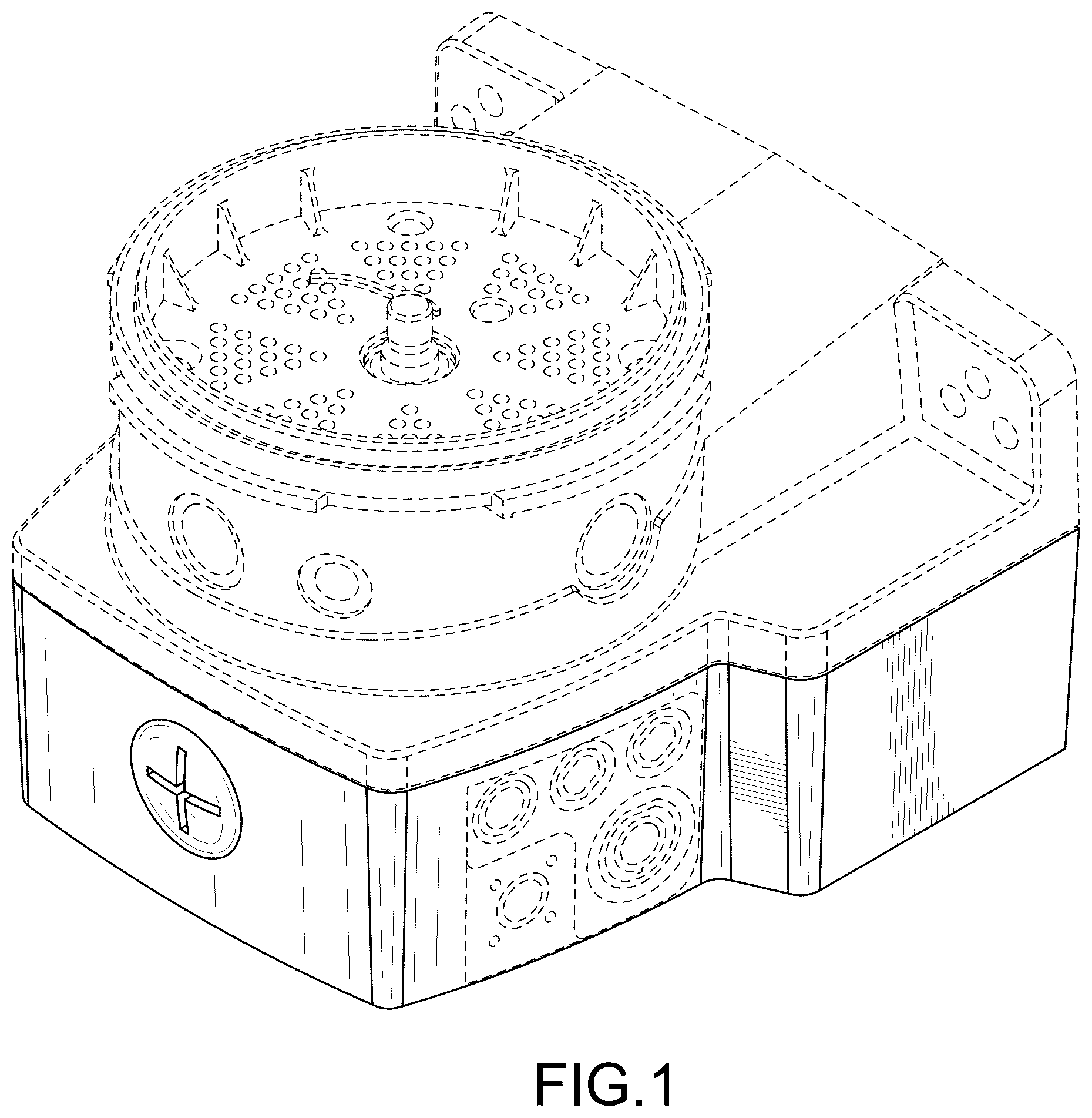 Patent USD1125281 — Electric module for lubricant pump — Figure 1