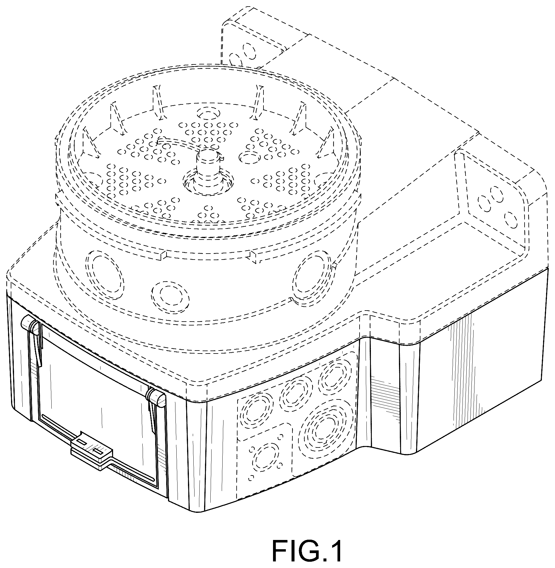 Patent USD1125282 — Electric module for lubricant pump — Figure 1