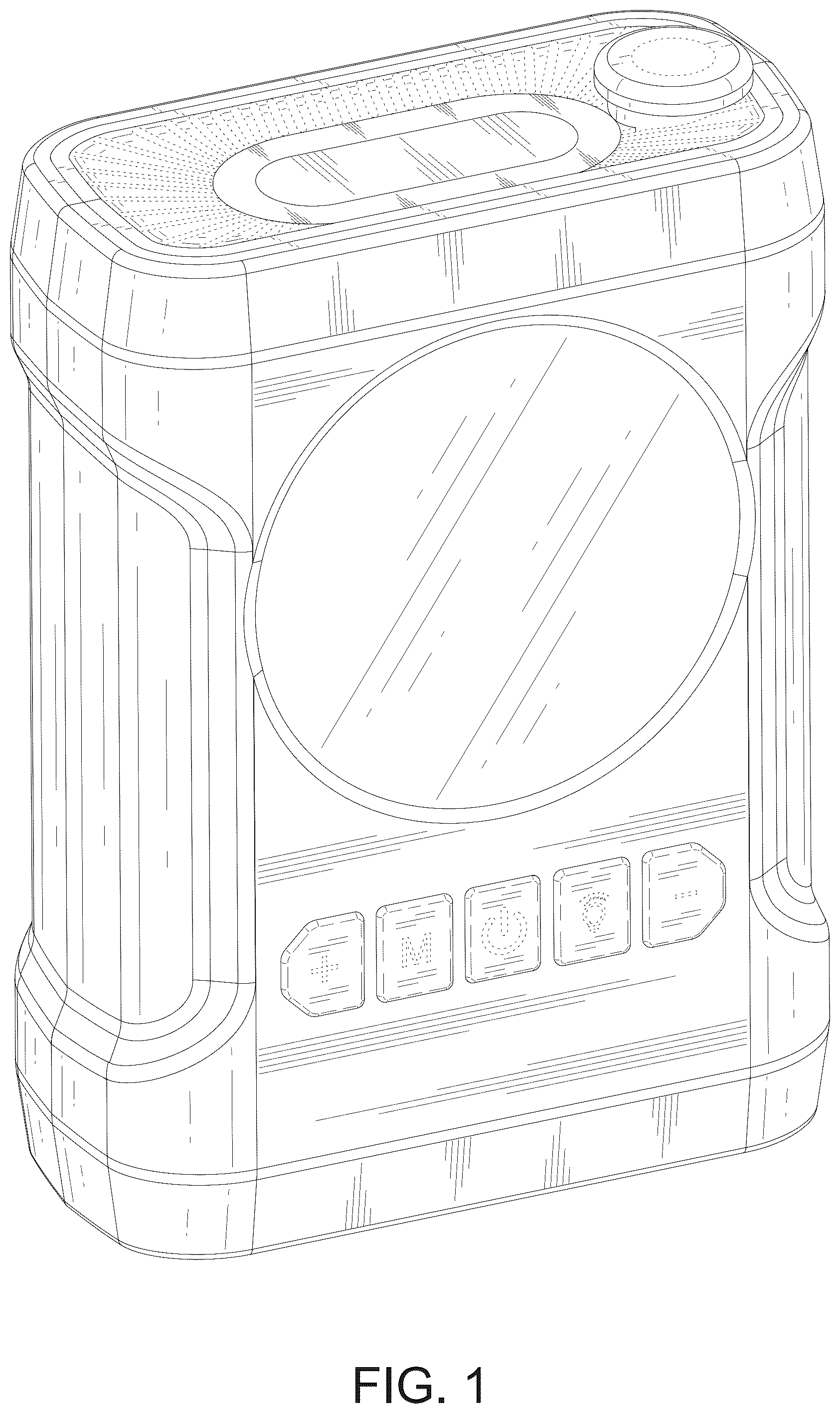 Patent USD1125283 Figure 1 – Tire inflator