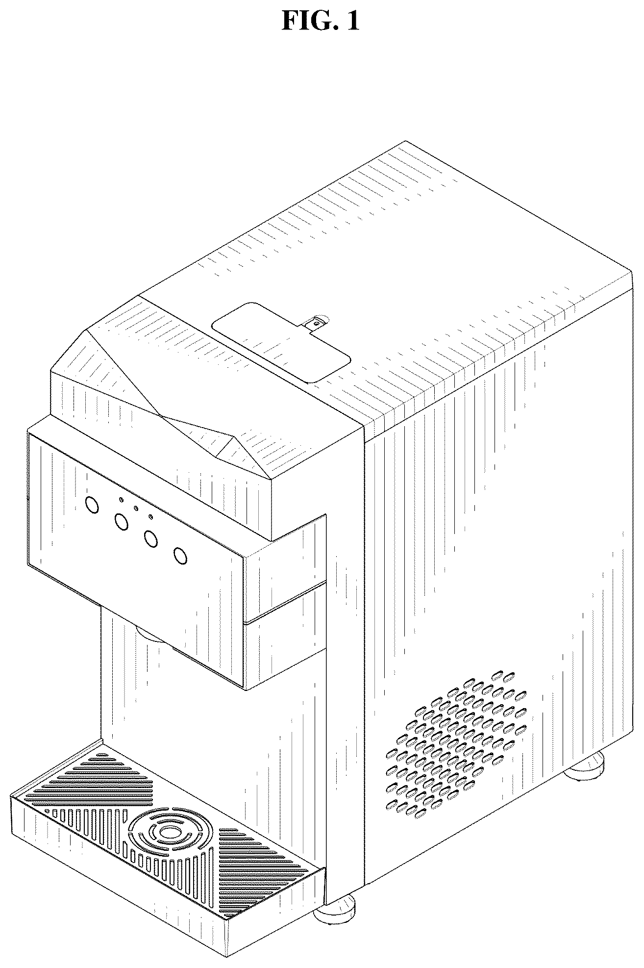 Patent USD1125289 — Ice maker — Figure 1
