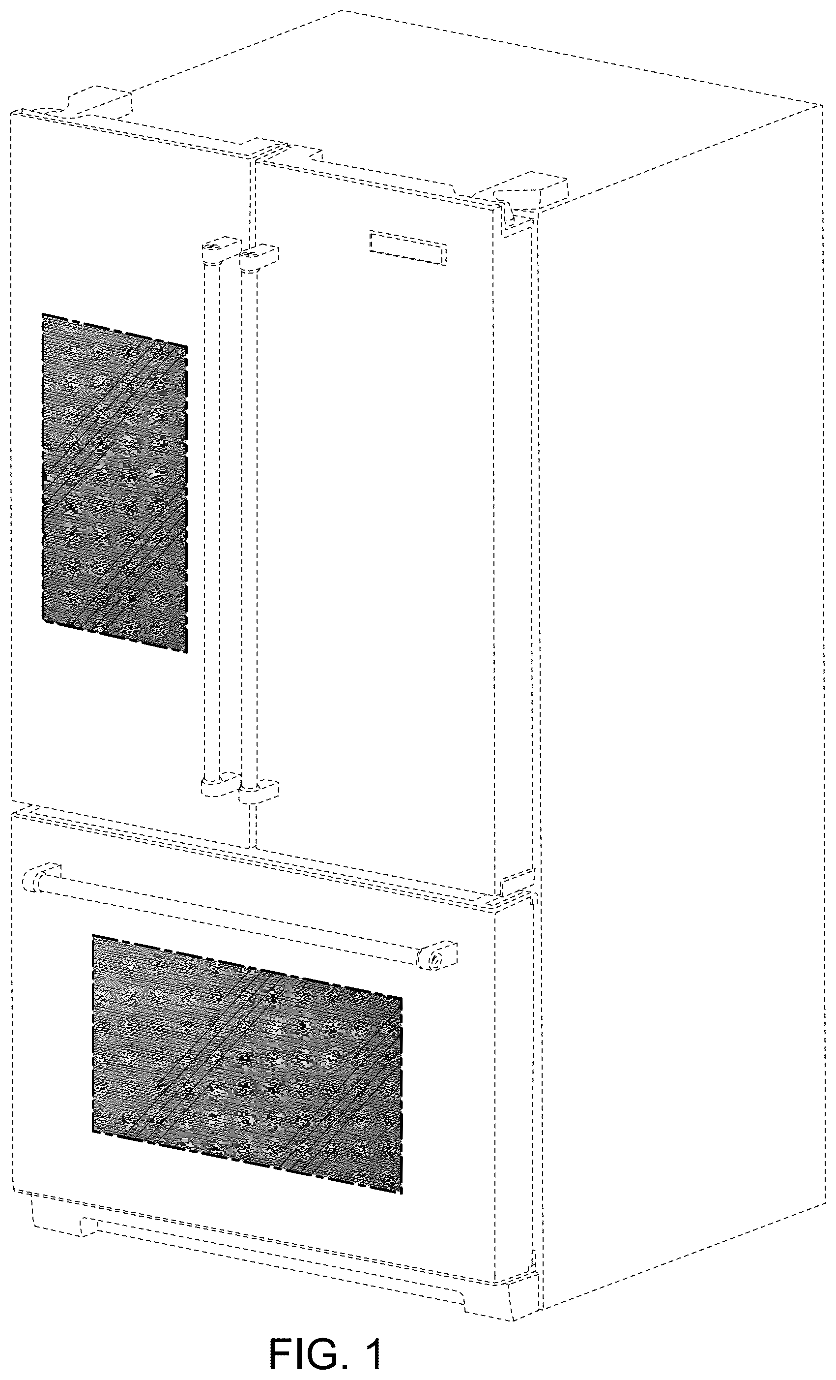 Patent USD1125296 — Refrigerator — Figure 1