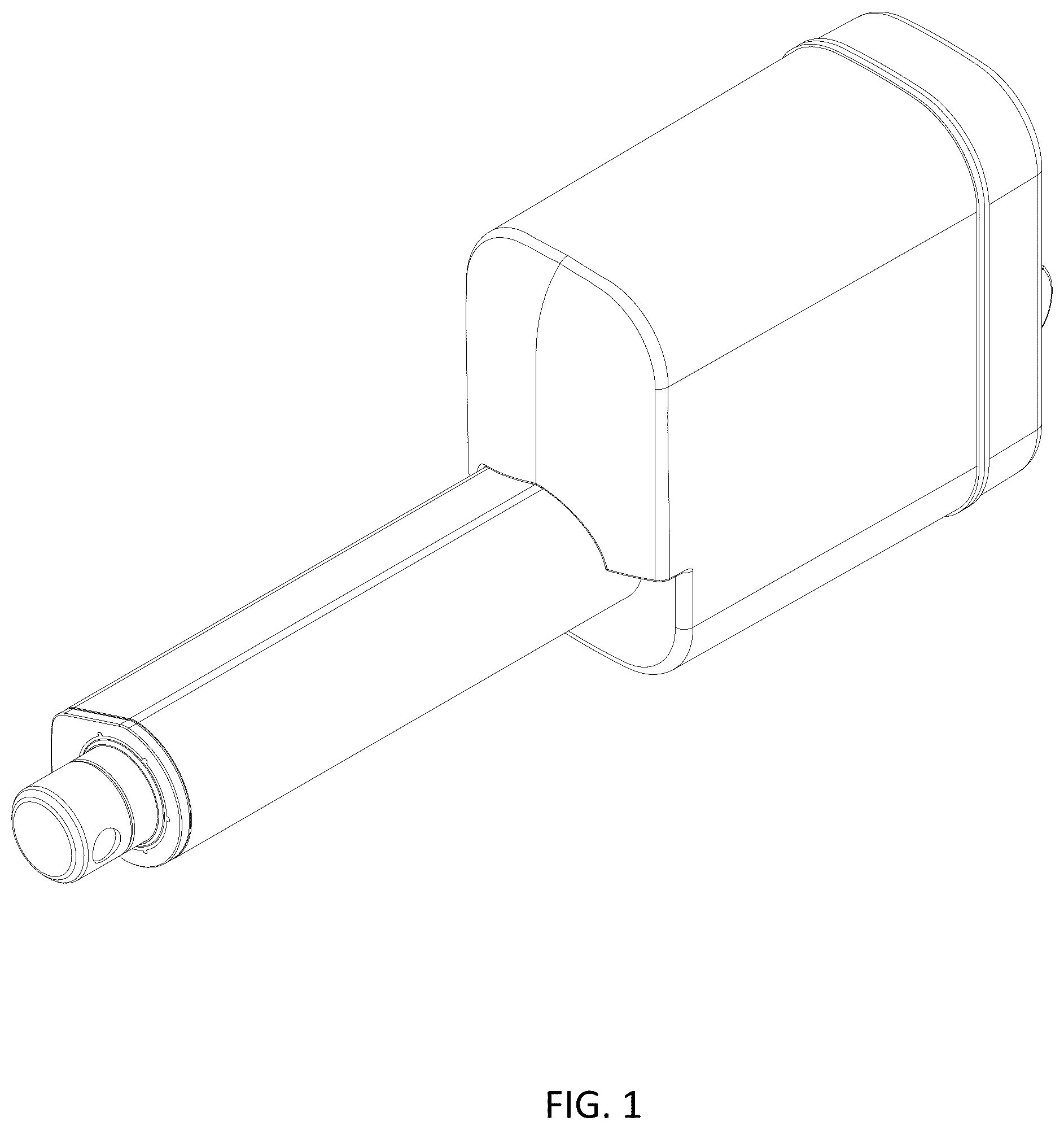 Patent USD1125308 Figure 1 – Linear actuator