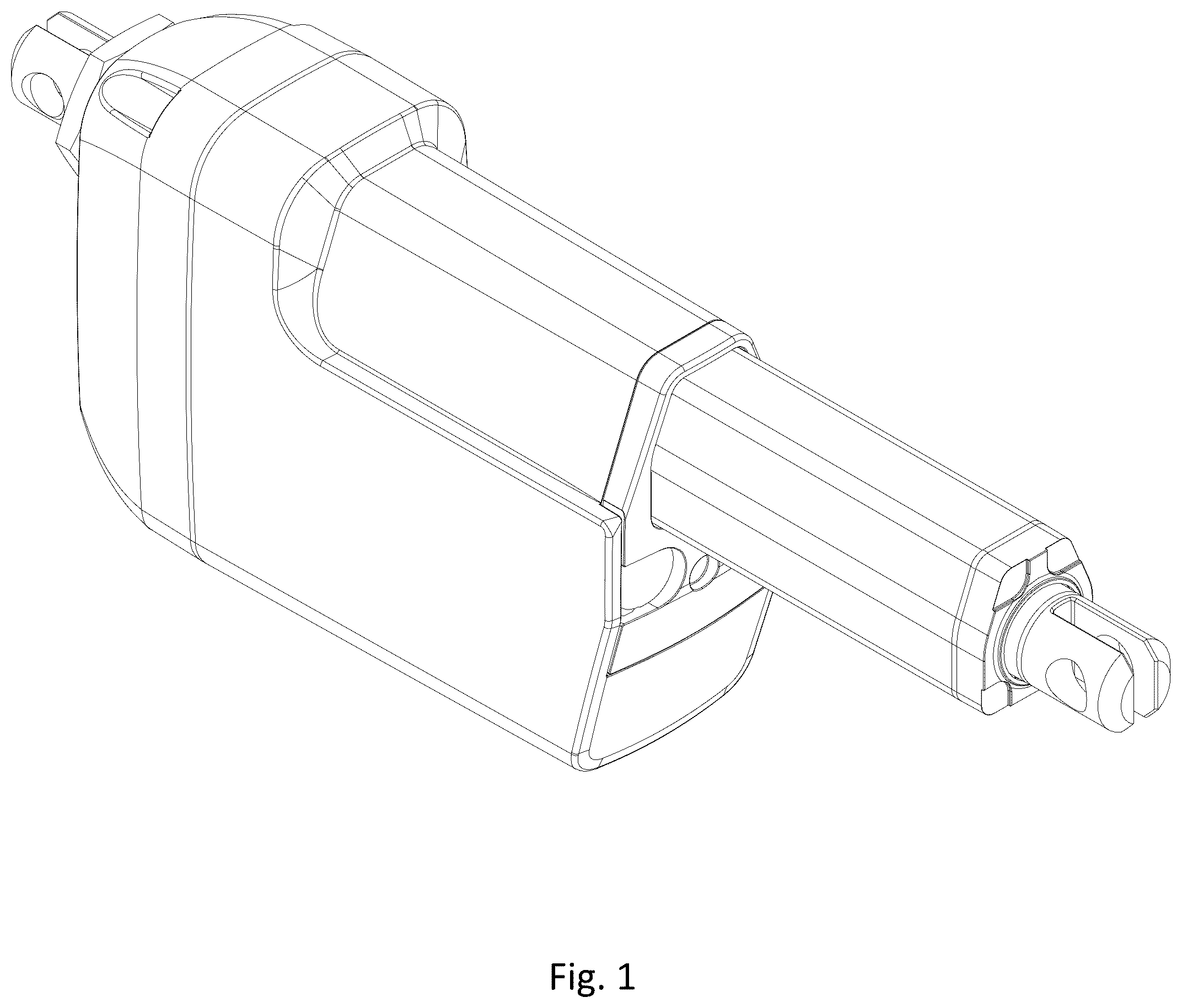 Patent USD1125309 Figure 1 – Linear actuator
