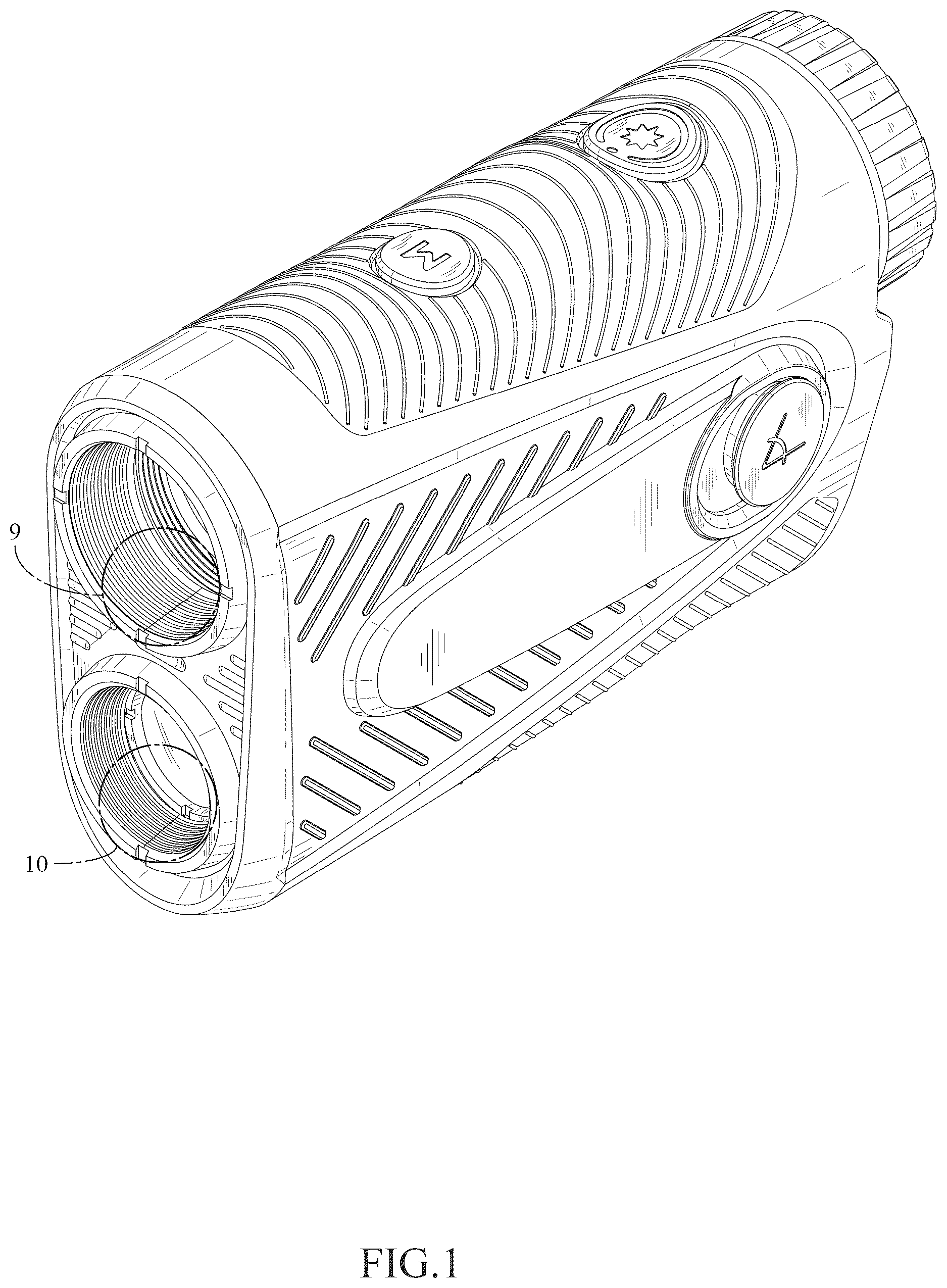 Patent USD1125317 Figure 1 – Ranging telescope