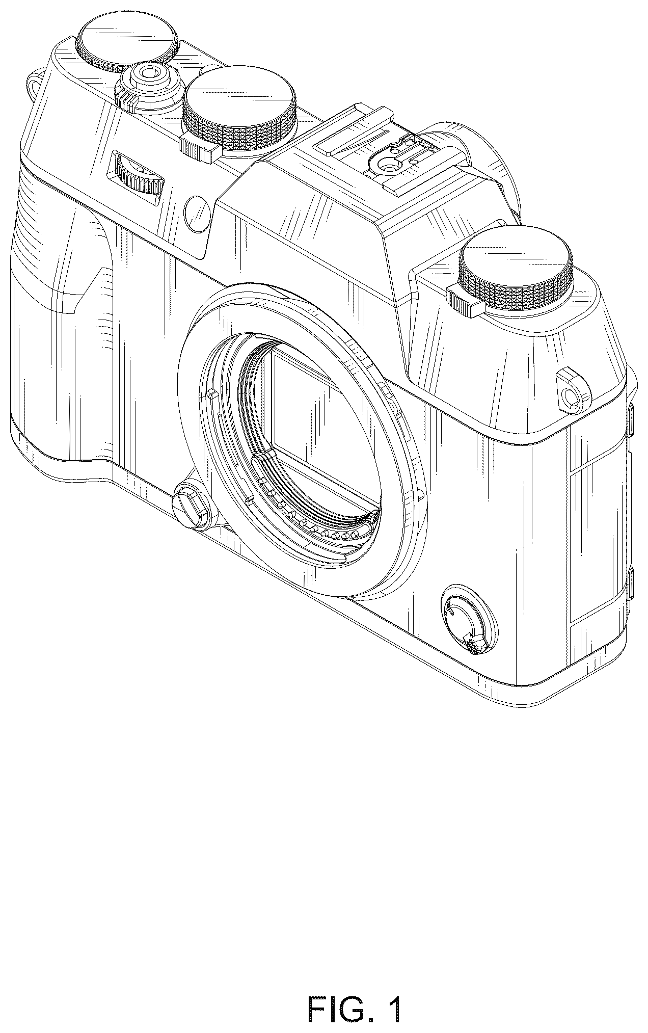 Patent USD1125328 Figure 1 – Digital camera