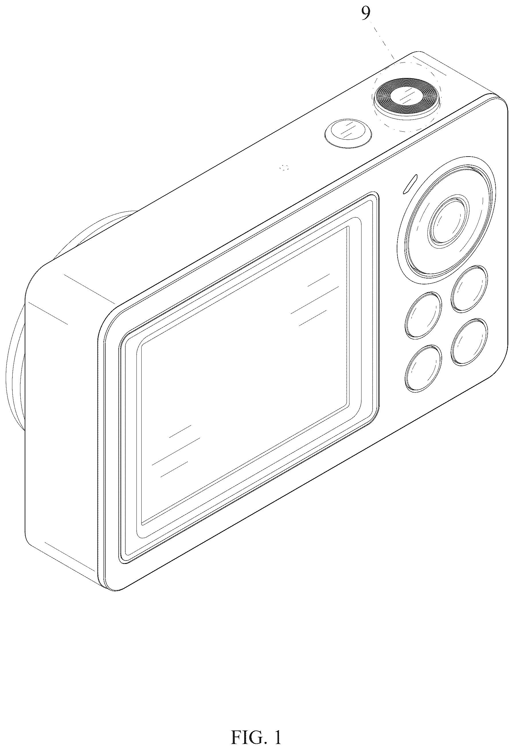 Patent USD1125330 — Digital camera — Figure 1