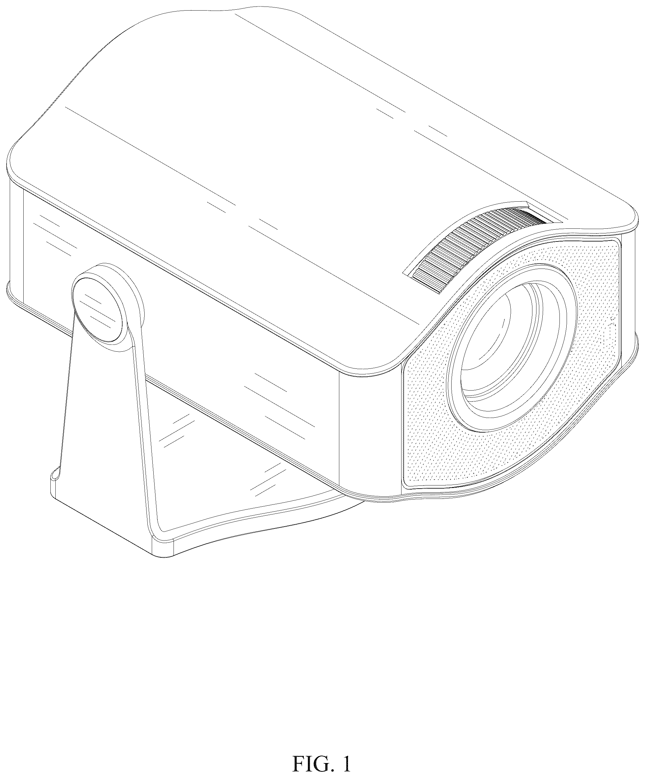 Patent USD1125333 — Projector — Figure 1