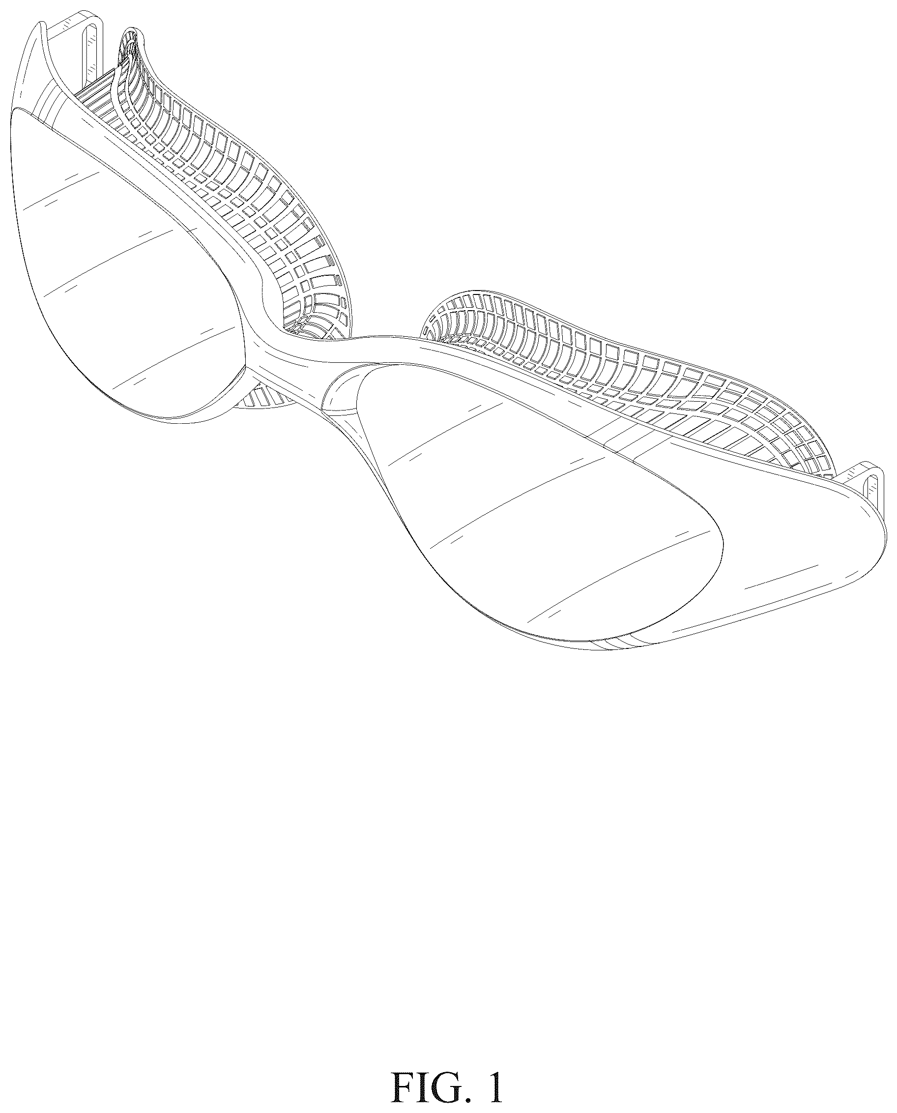 Patent USD1125344 — Swimming goggles — Figure 1