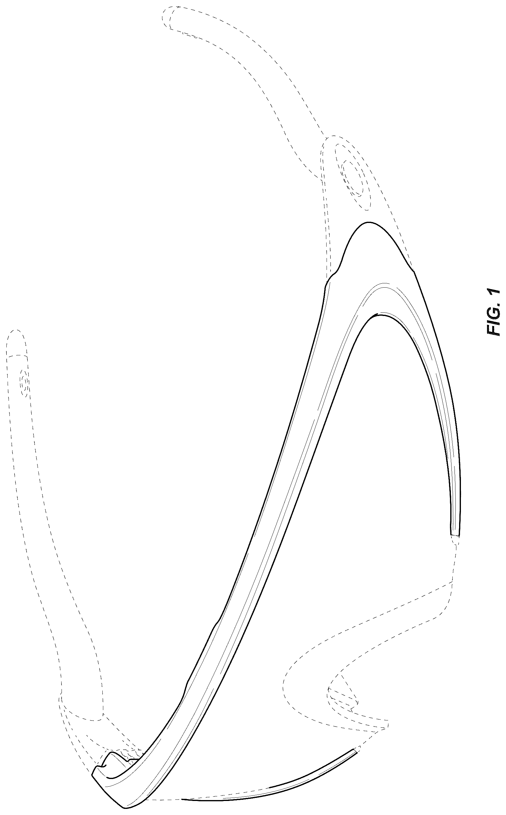 Patent USD1125346 Figure 1 – Eyeglasses