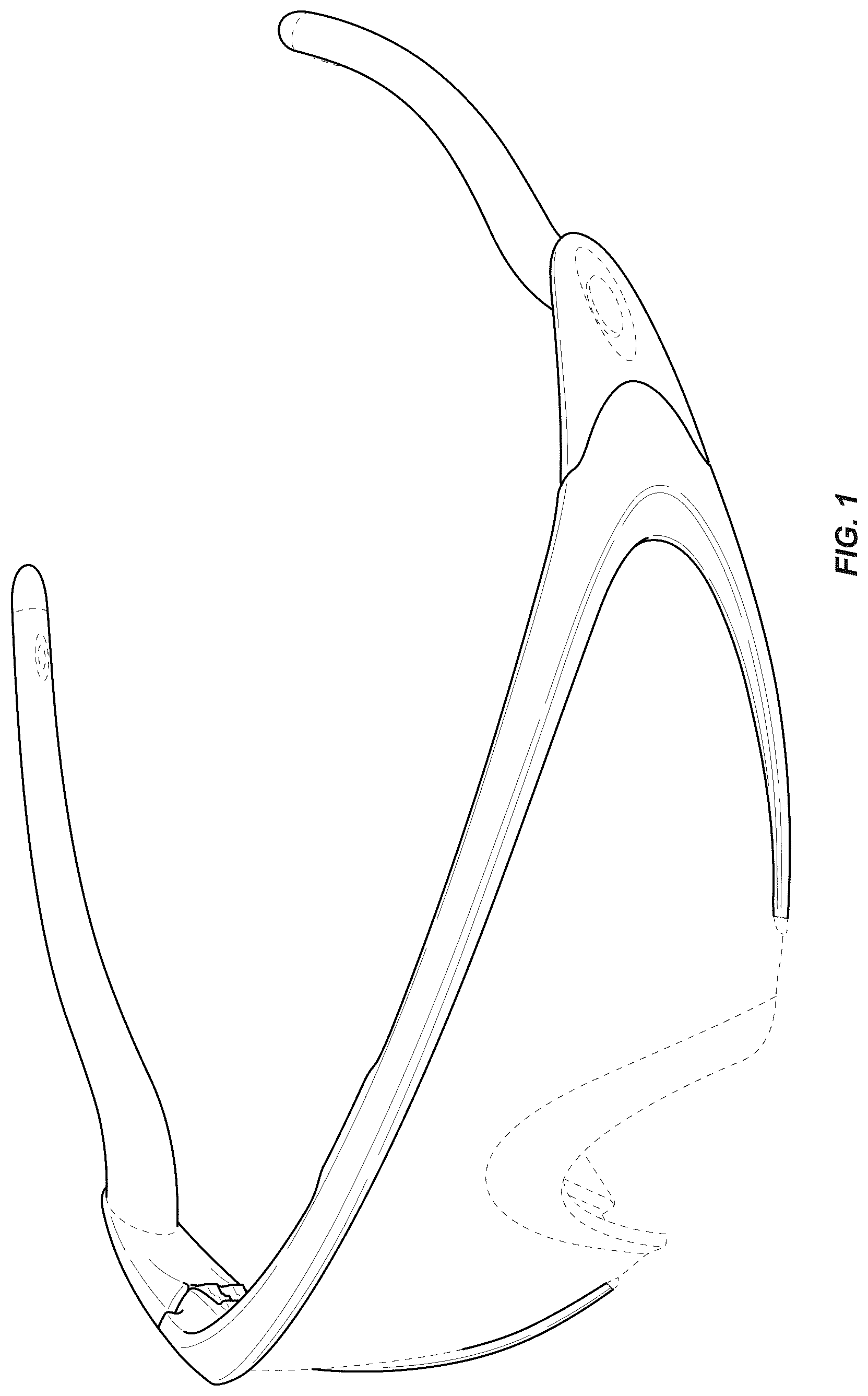 Patent USD1125348 — Eyeglasses — Figure 1
