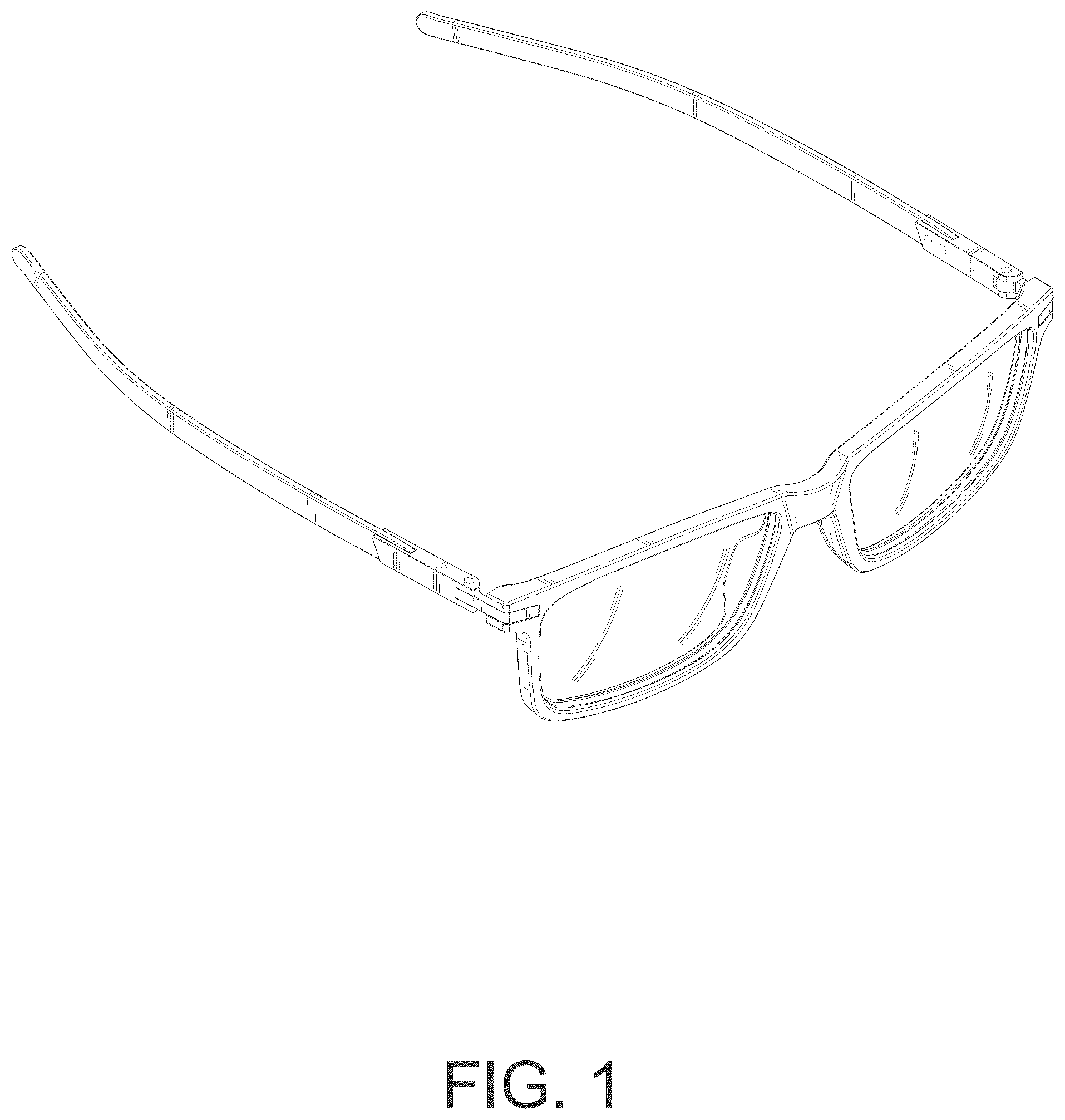 Patent USD1125350 — Eyewear — Figure 1