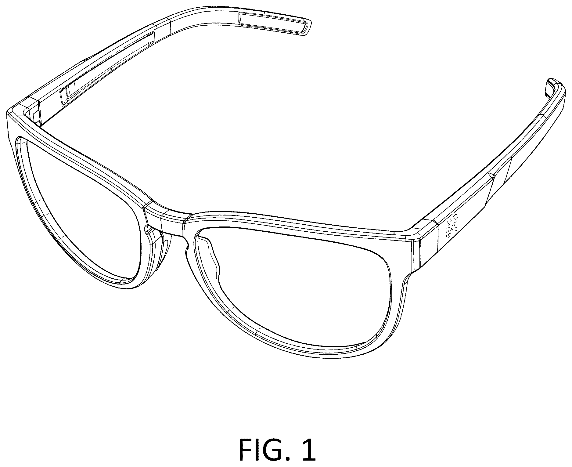 Patent USD1125351 — Eyewear — Figure 1