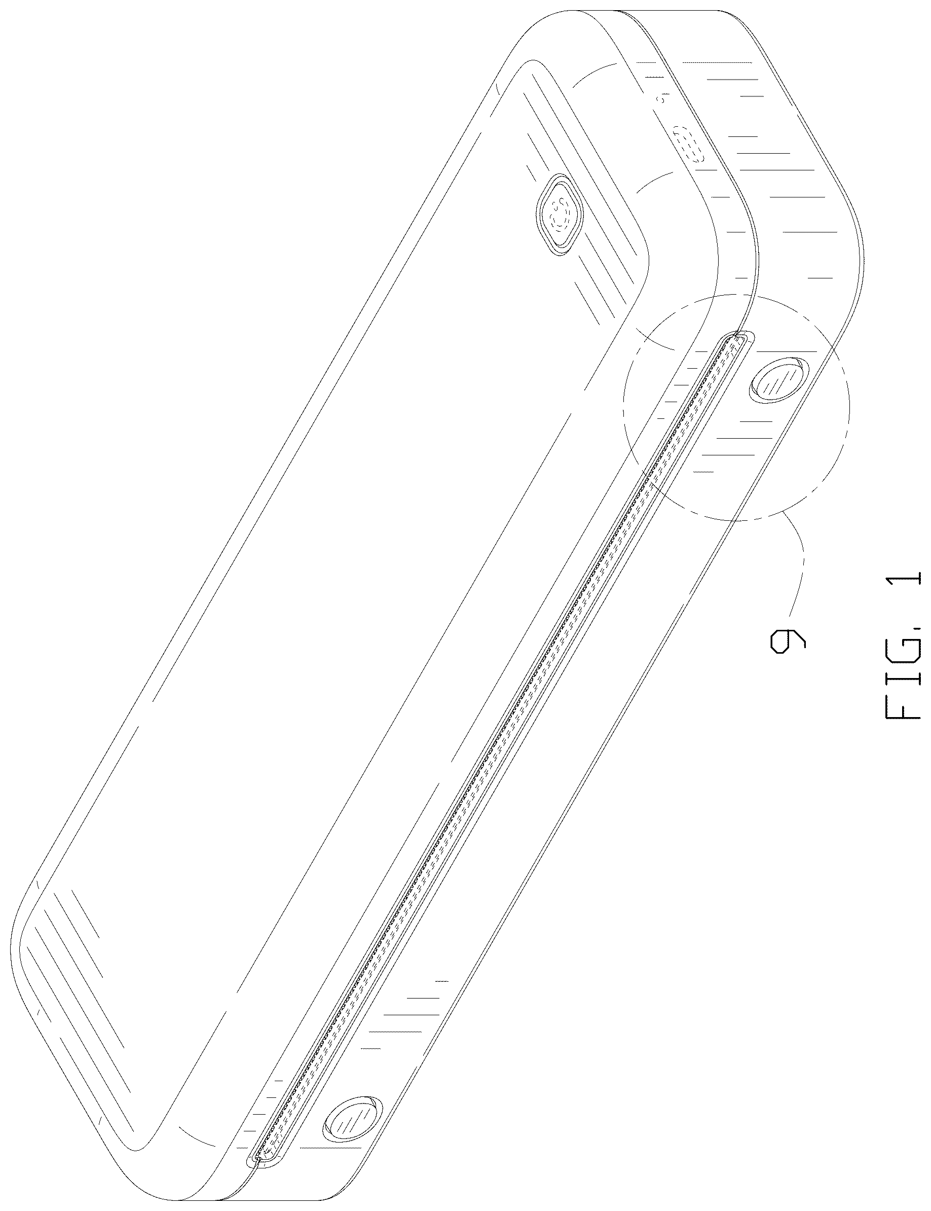 Patent USD1125355 Figure 1 – Portable printer