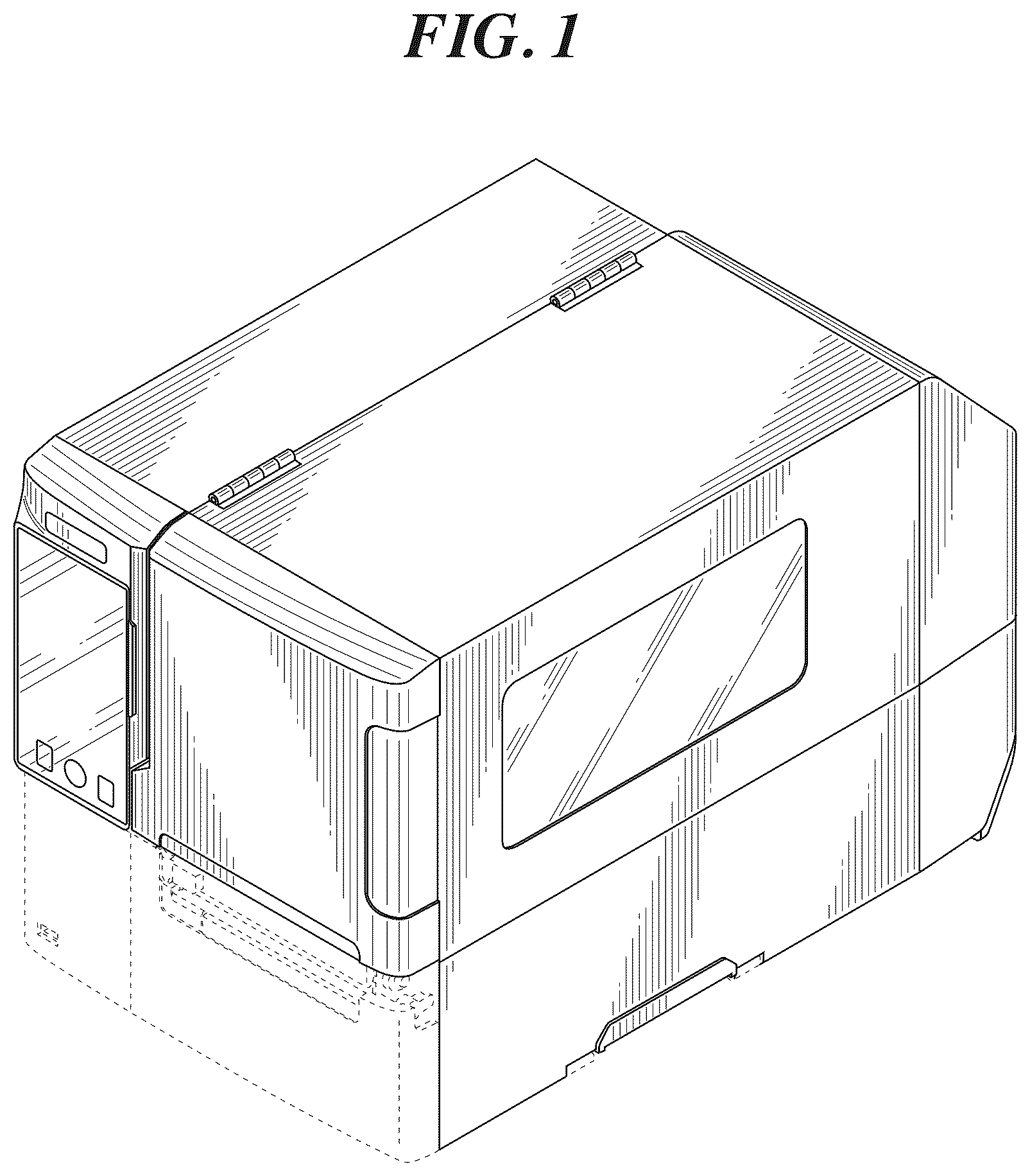 Patent USD1125357 — Label printer — Figure 1