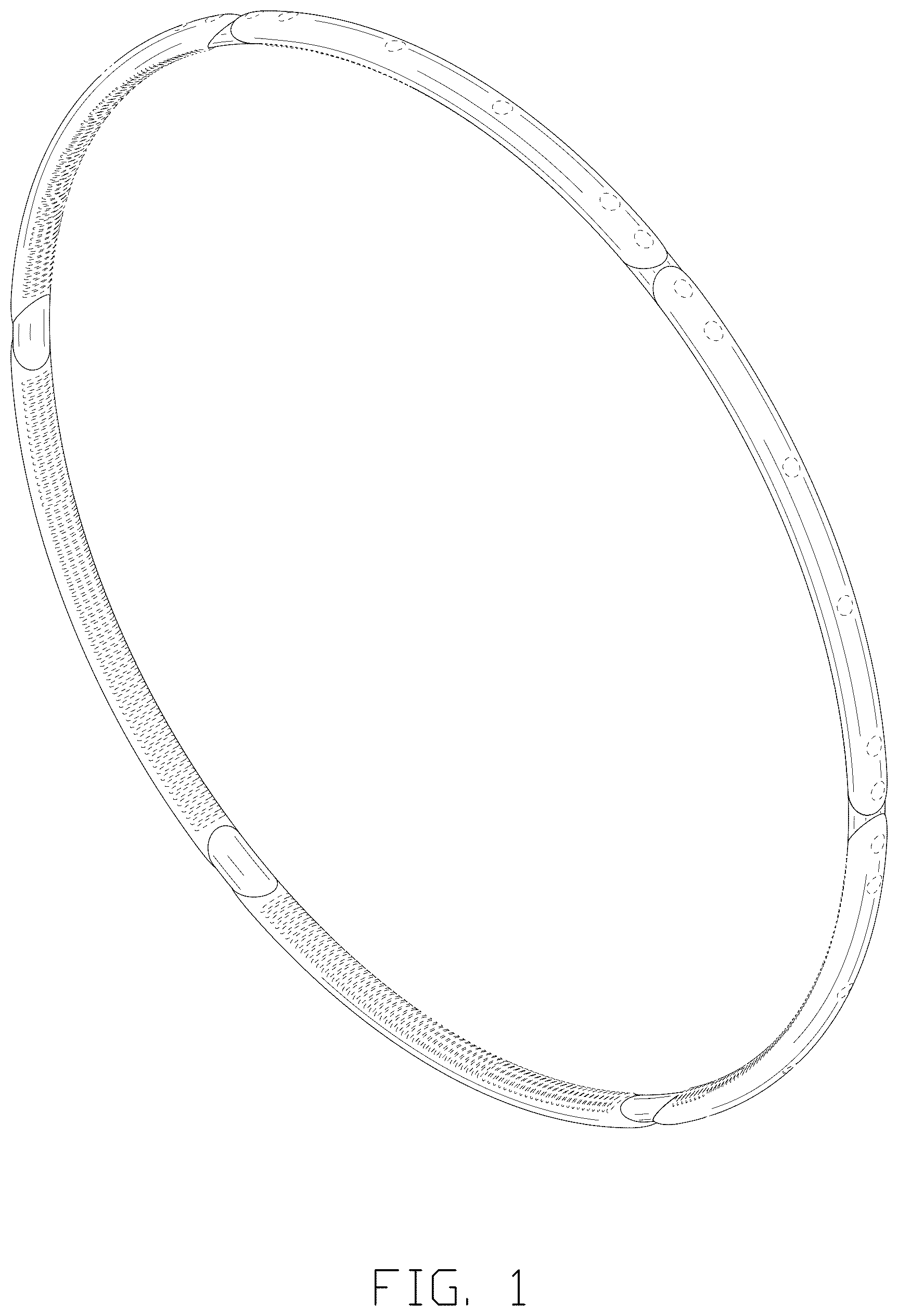 Patent USD1125390 — Foldable hula hoop — Figure 1