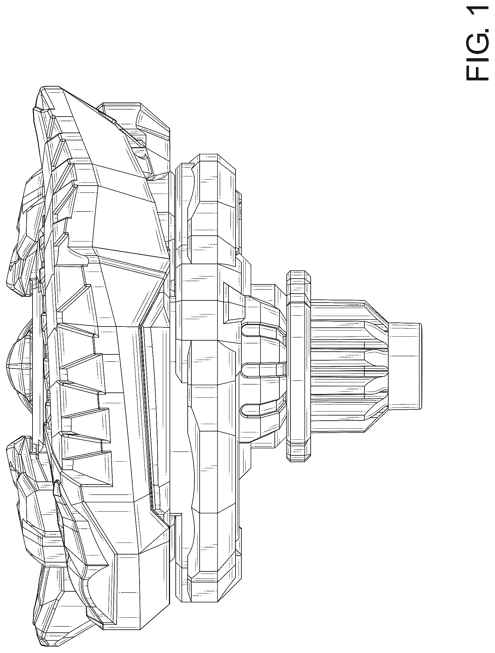 Patent USD1125391 — Spinning top toy — Figure 1