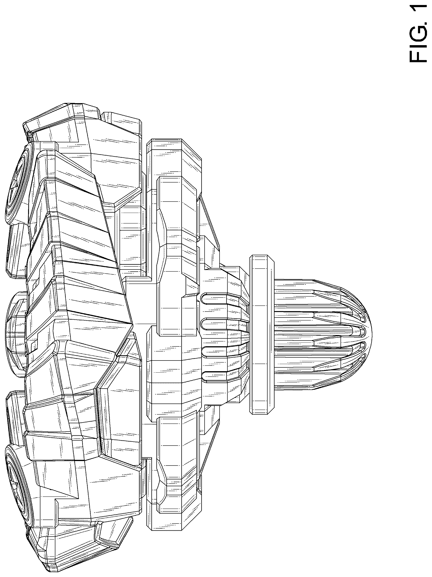 Patent USD1125392 Figure 1 – Spinning top toy