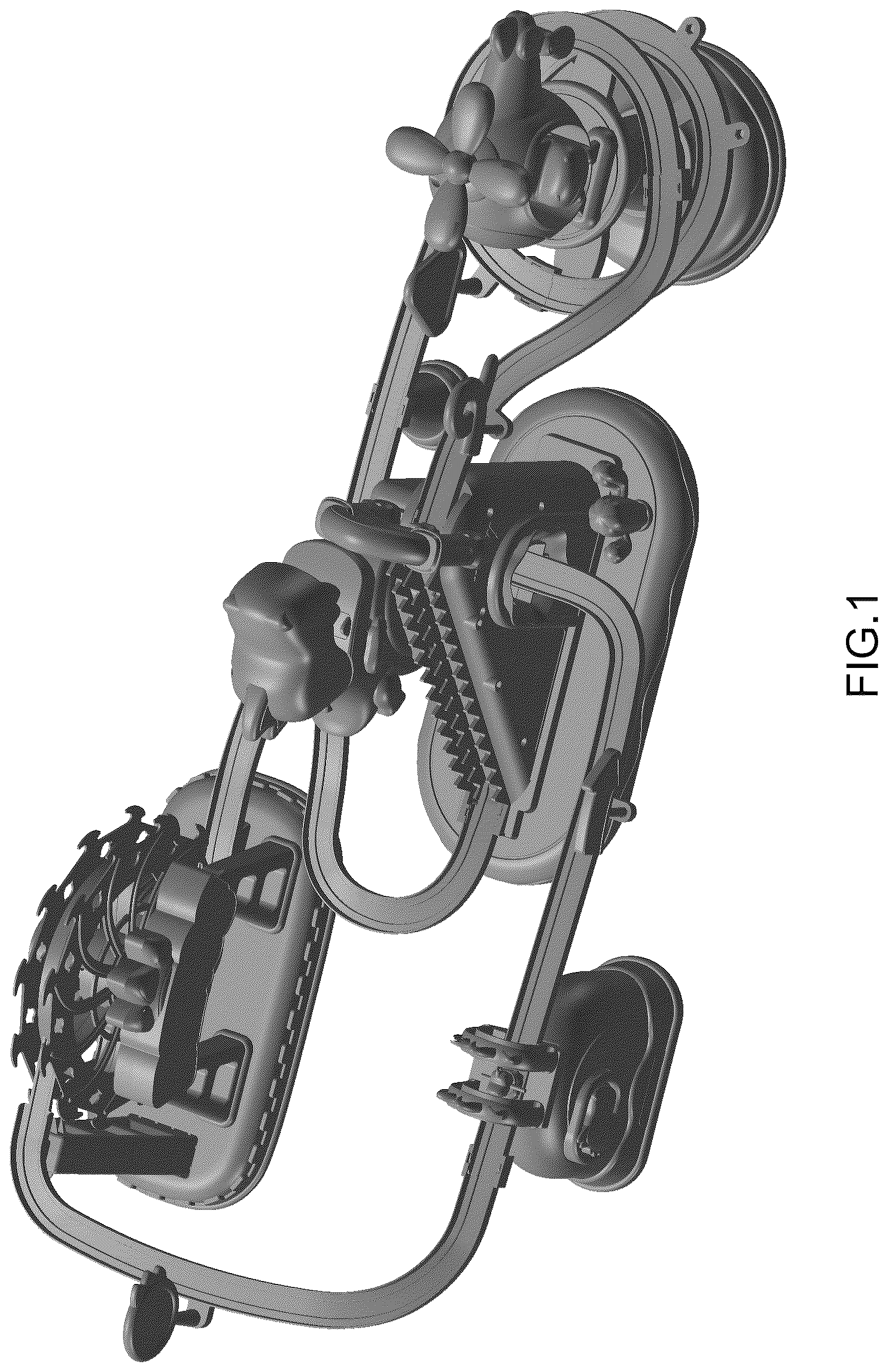 Patent USD1125404 Figure 1 – Toy track