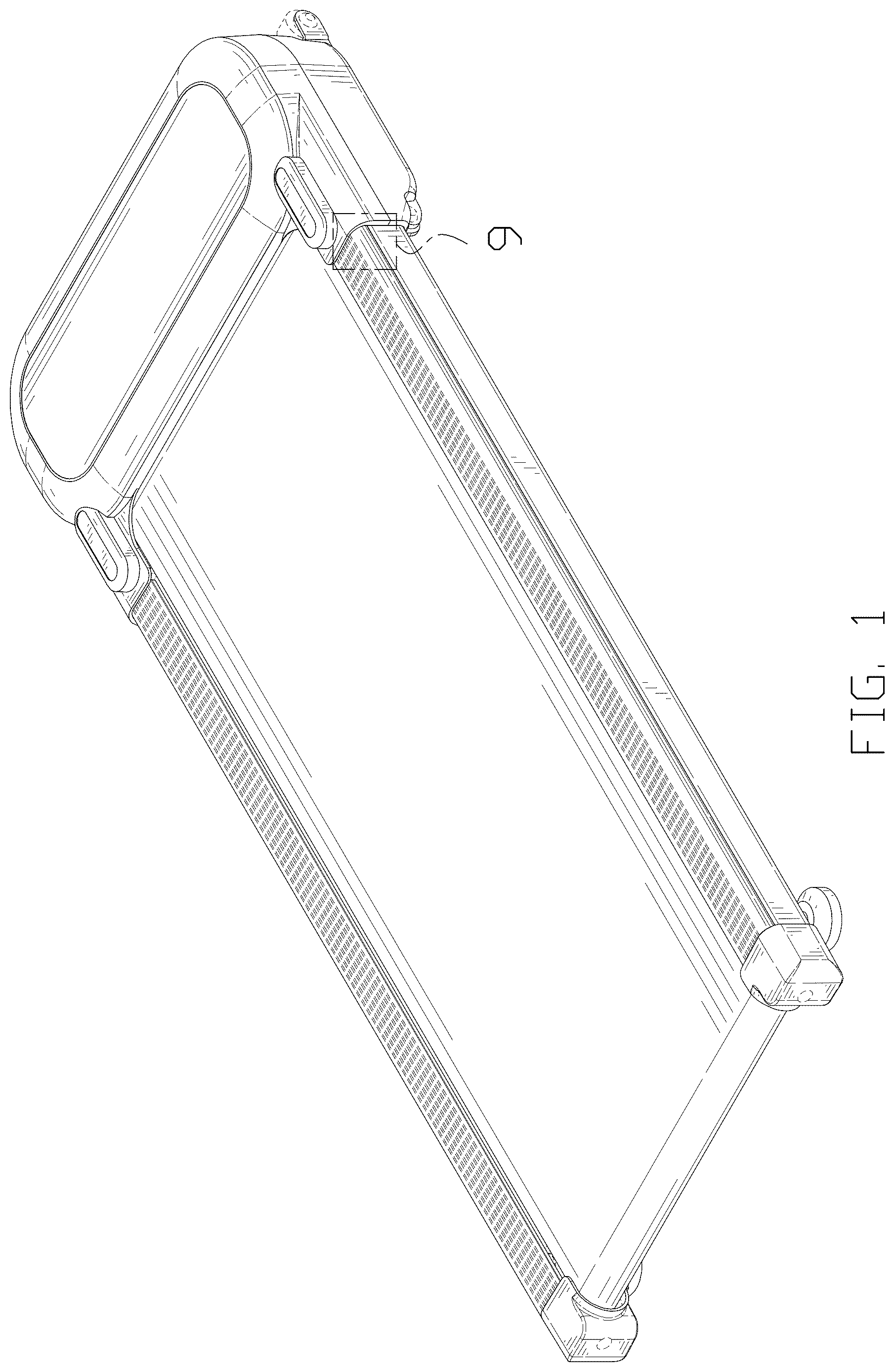 Patent USD1125411 — Treadmill — Figure 1