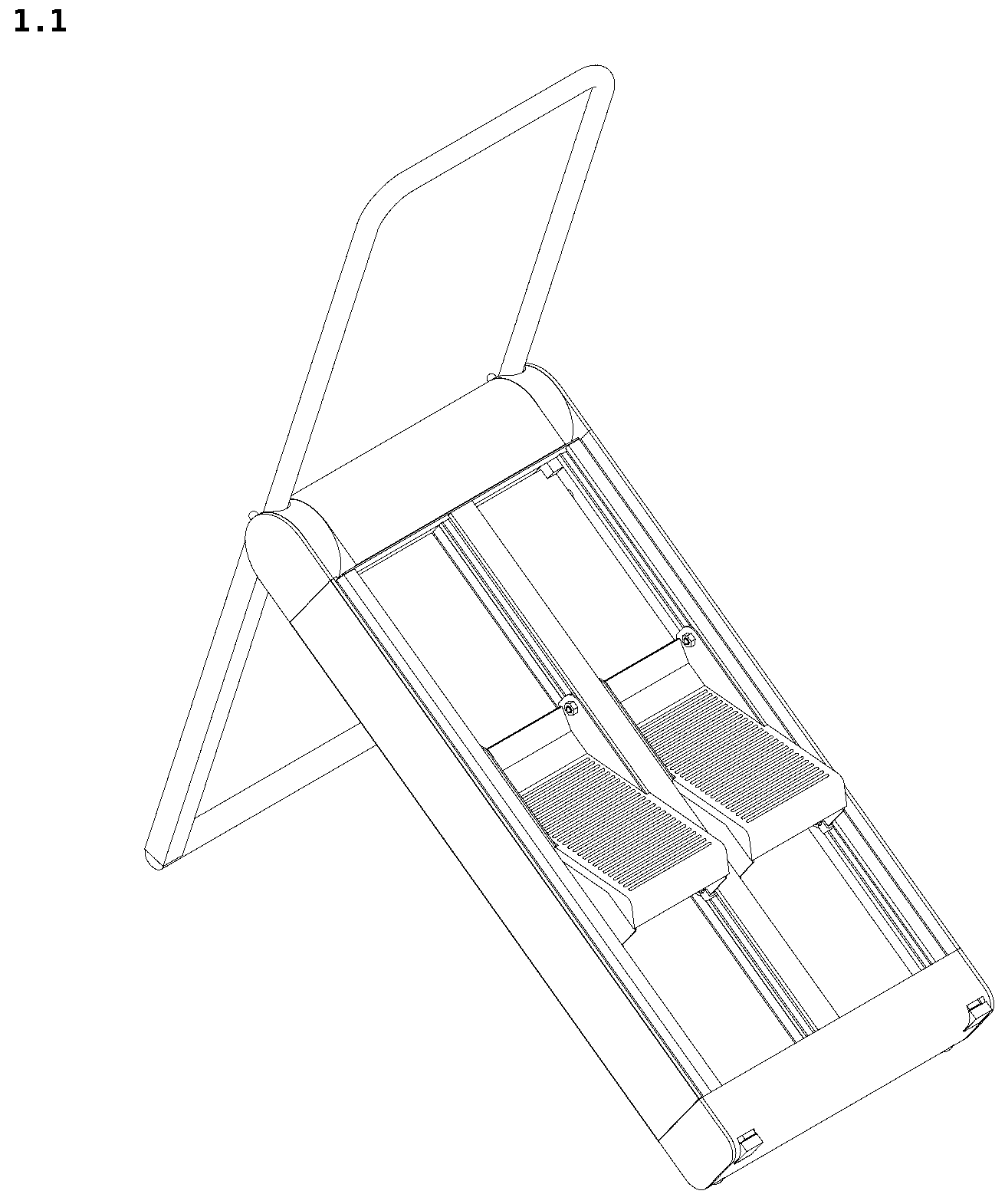 Patent USD1125413 — Exercising apparatus — Figure 1