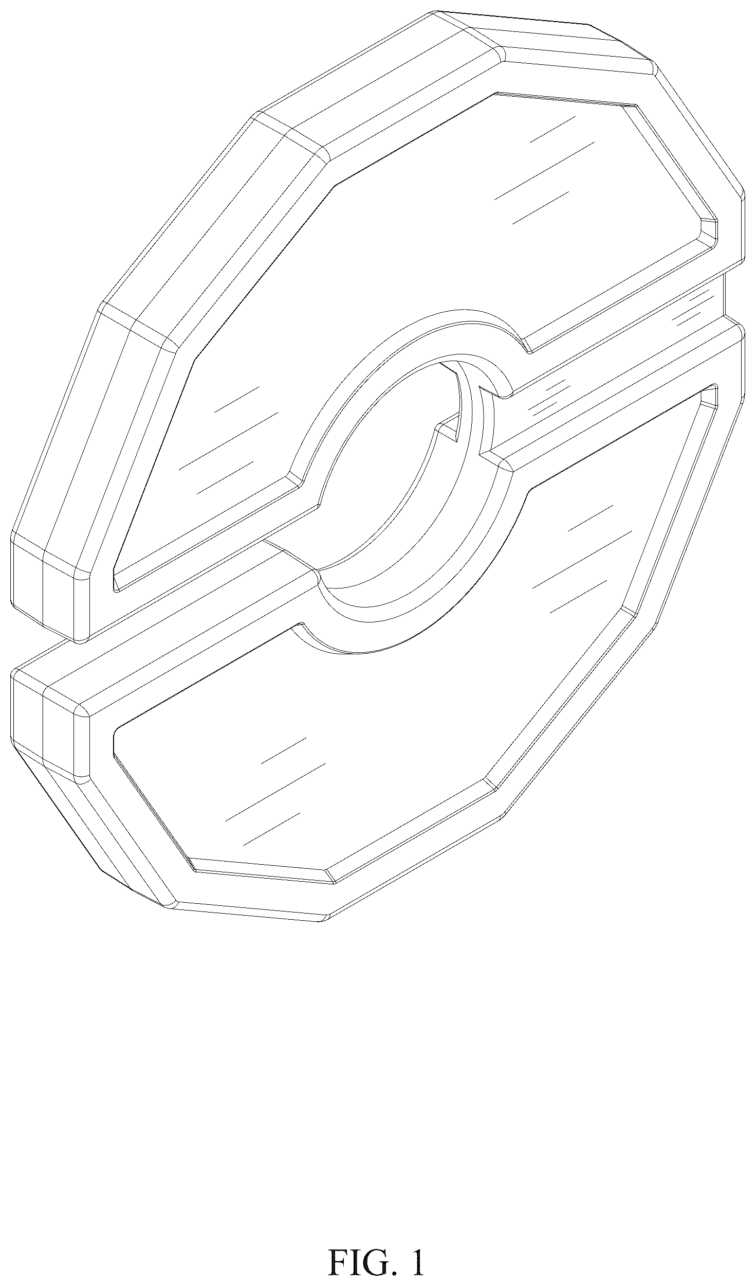 Patent USD1125415 Figure 1 – Dumbbell weight plate