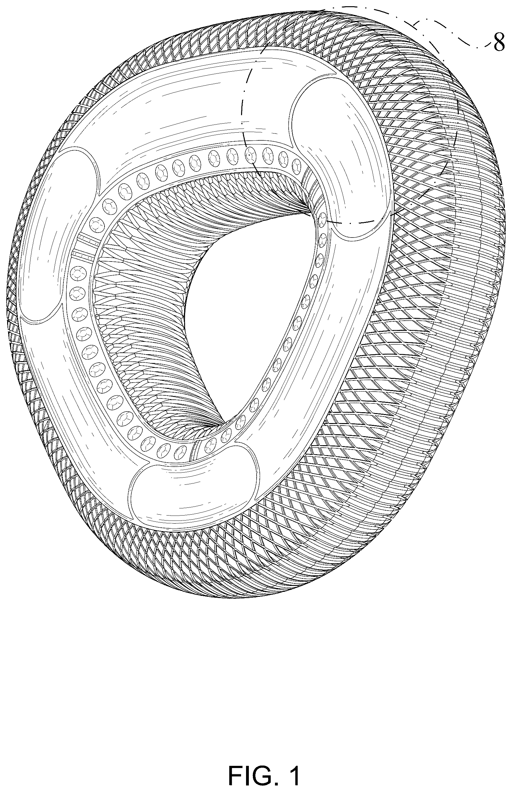 Patent USD1125416 — Hand grip — Figure 1