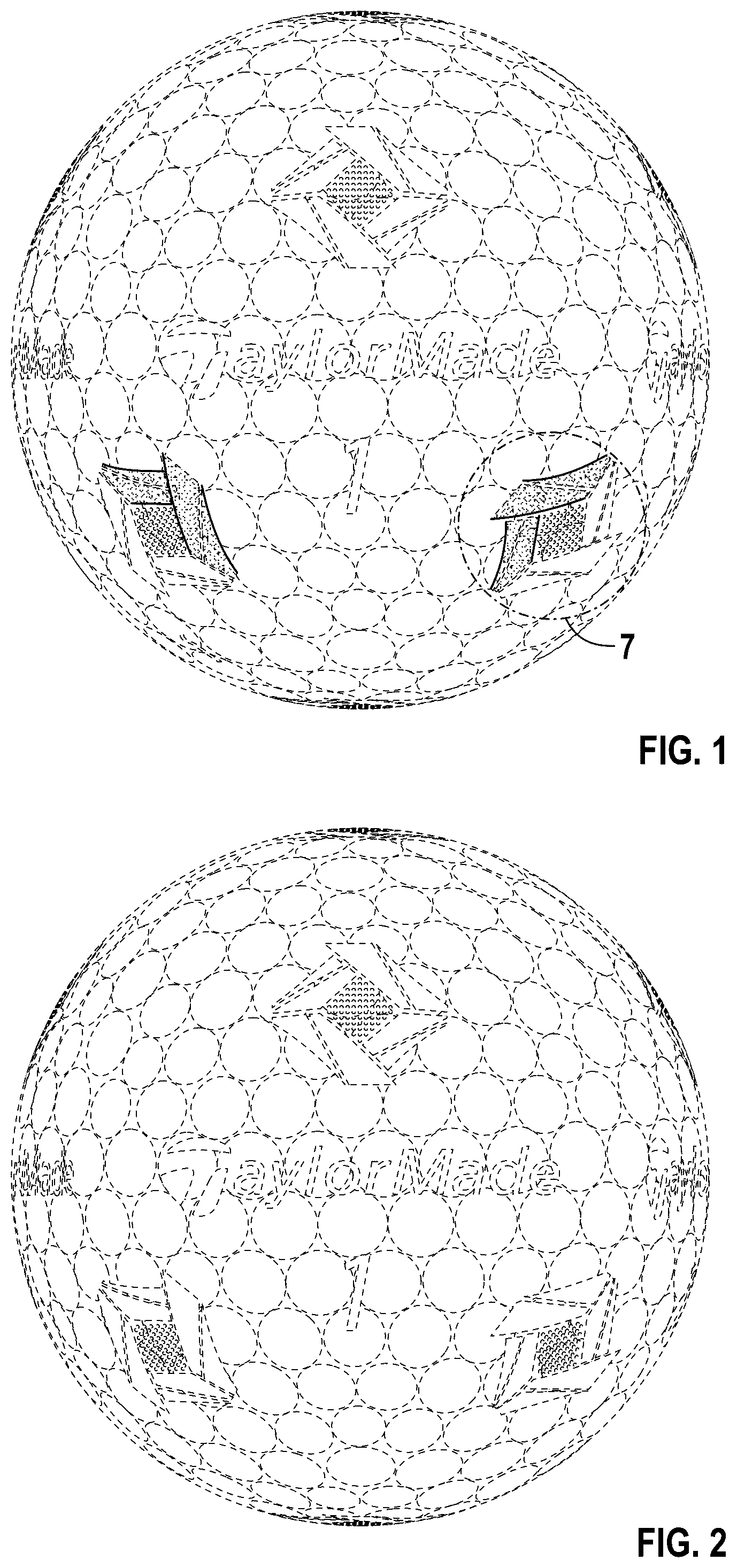 Patent USD1125418 — Golf ball — Figure 1