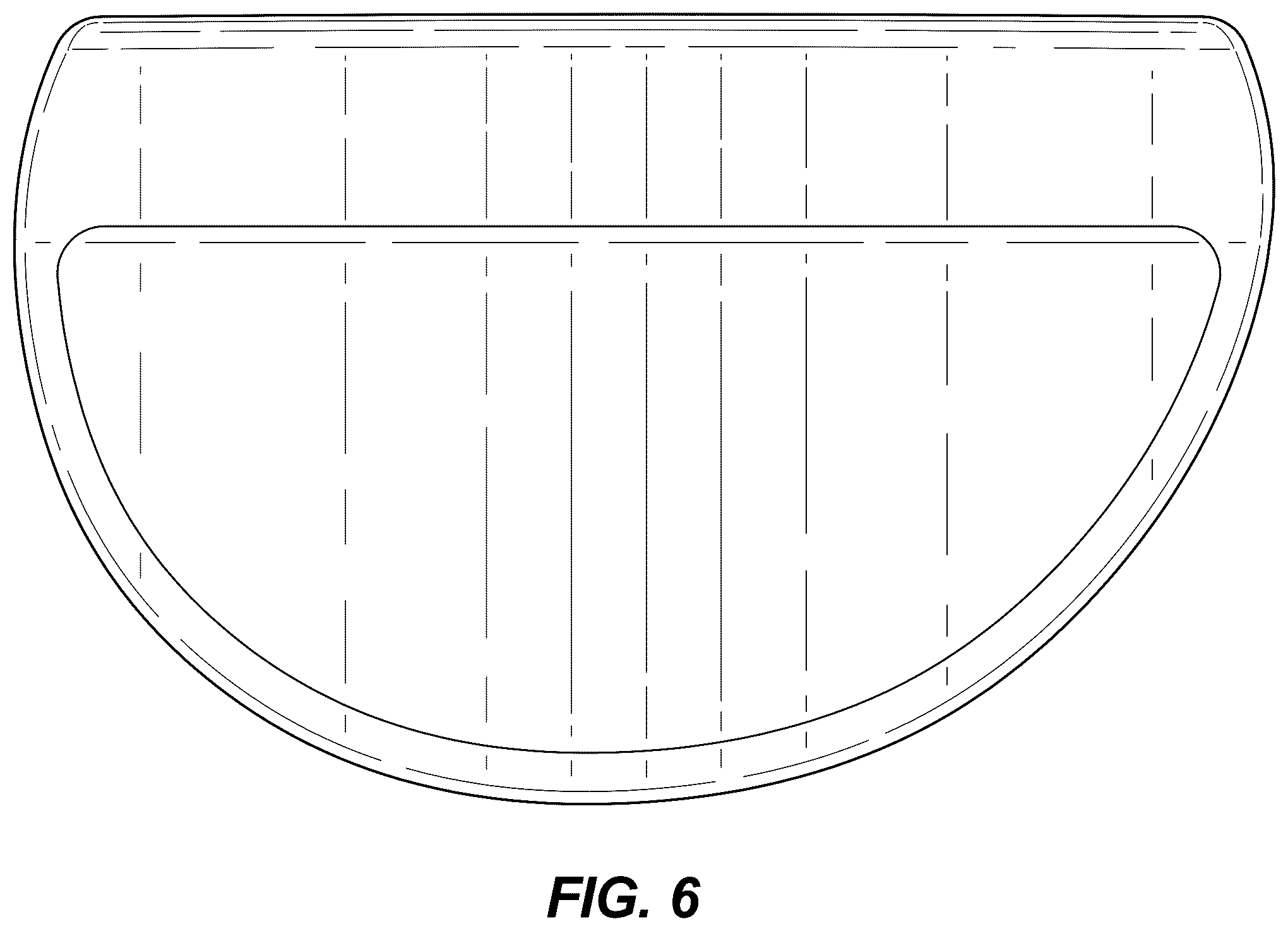 Patent USD1125421 Figure 6 – Golf club head