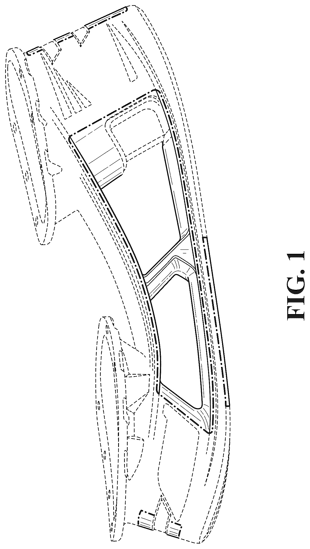 Patent USD1125425 — Skate blade holder — Figure 1