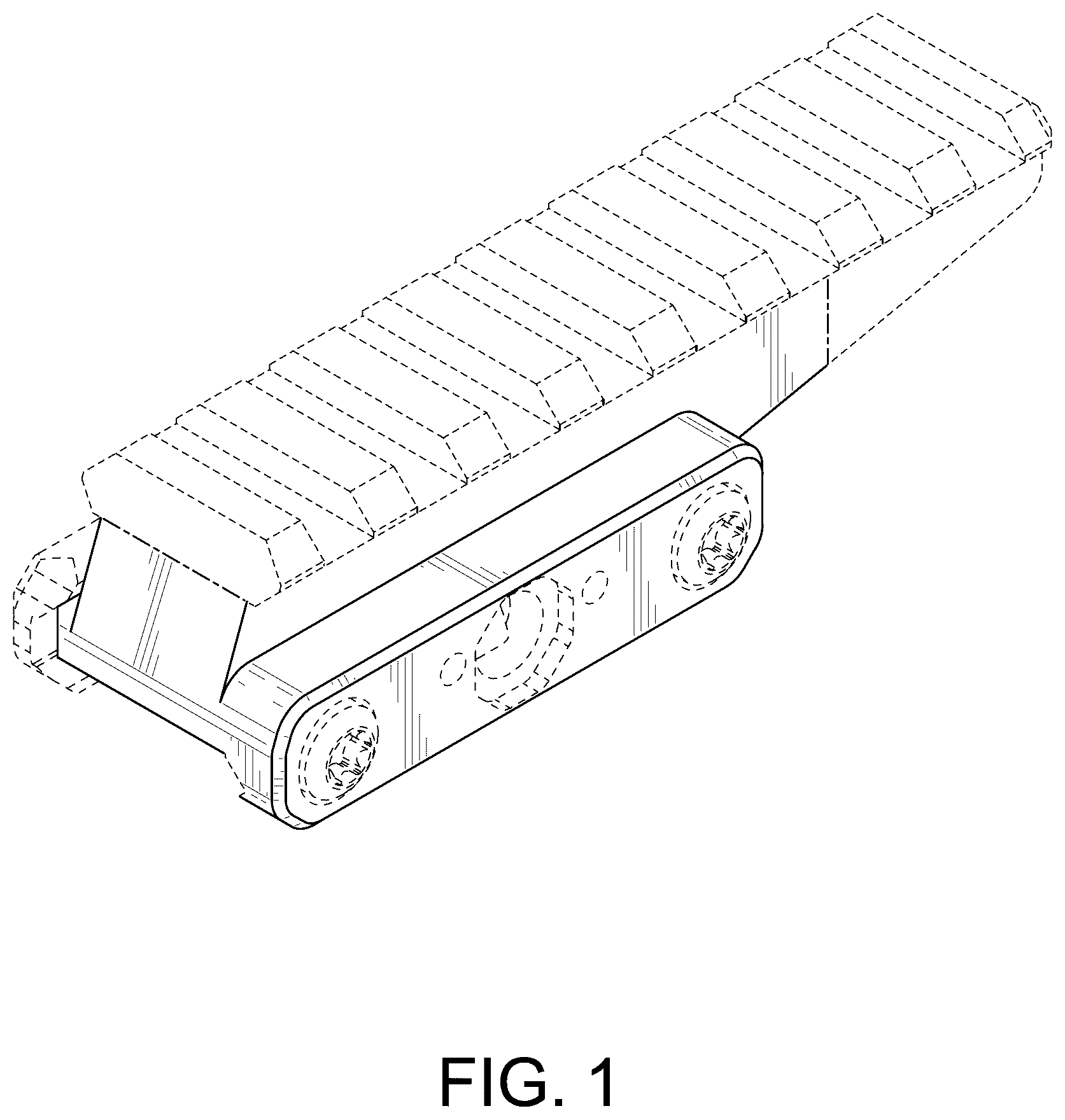 Patent USD1125437 — Optical sight mount — Figure 1