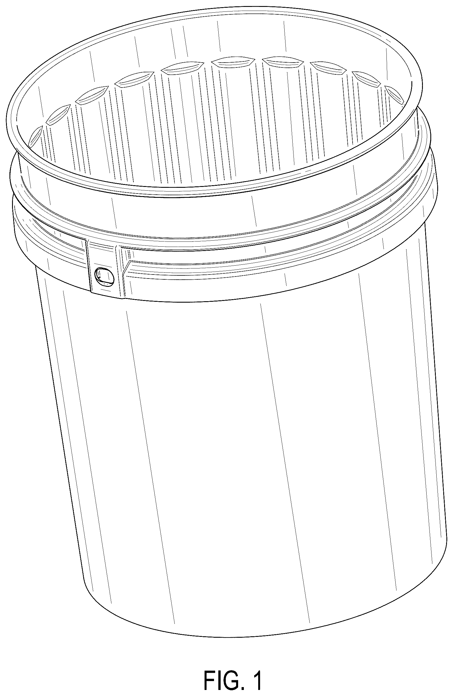 Patent USD1125450 — Container — Figure 1