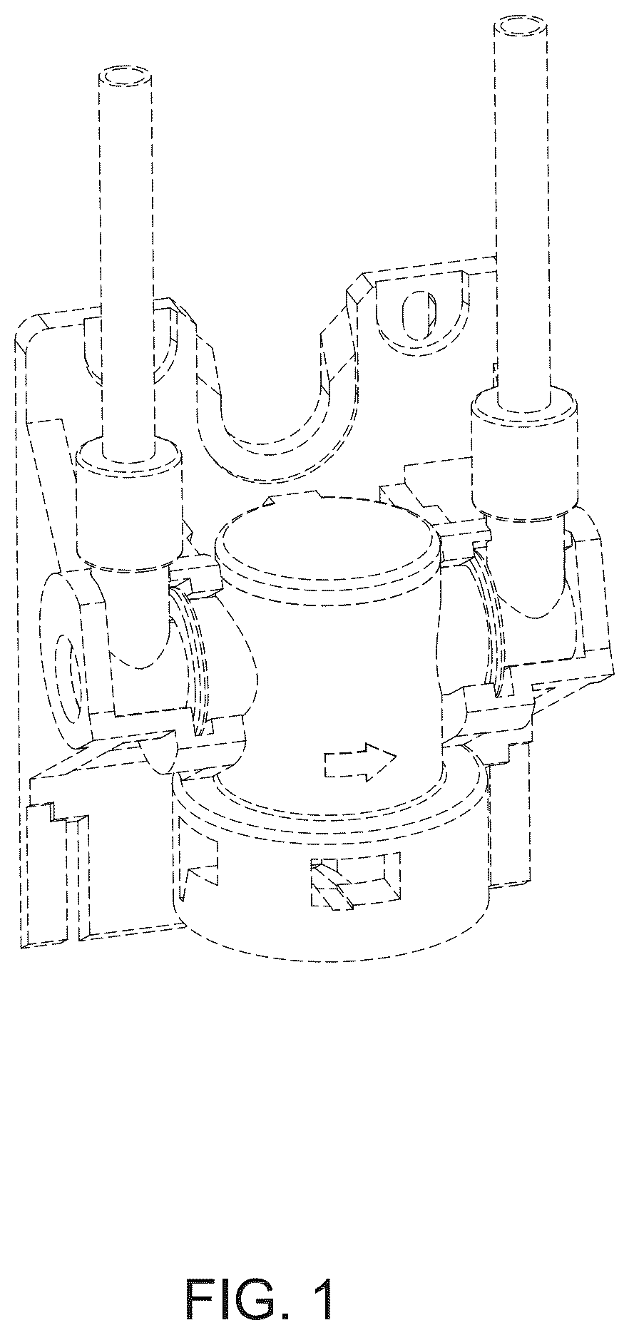 Patent USD1125452 — Manifold for water filter — Figure 1