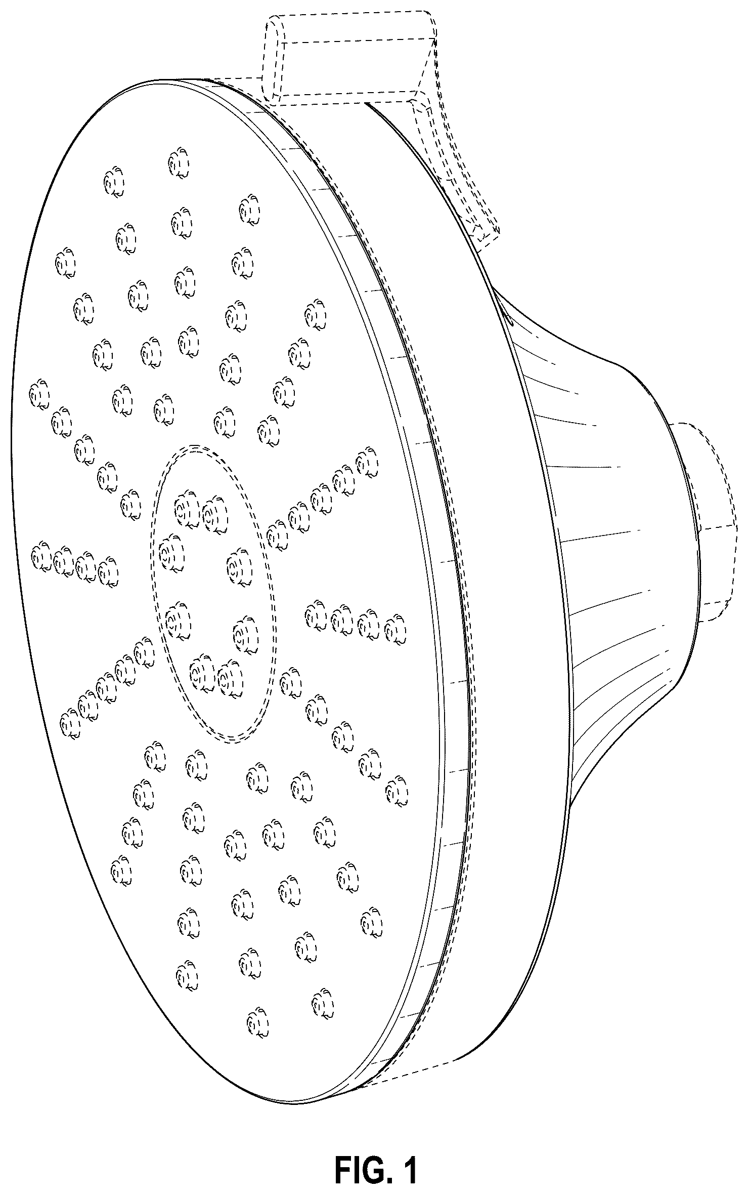 Patent USD1125457 — Shower head — Figure 1