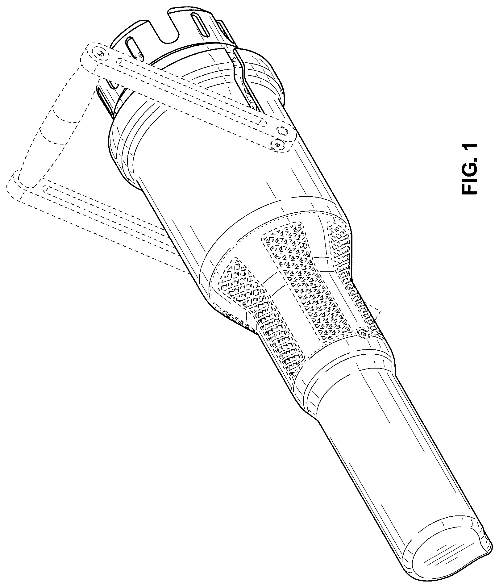 Patent USD1125460 Figure 1 – Nozzle