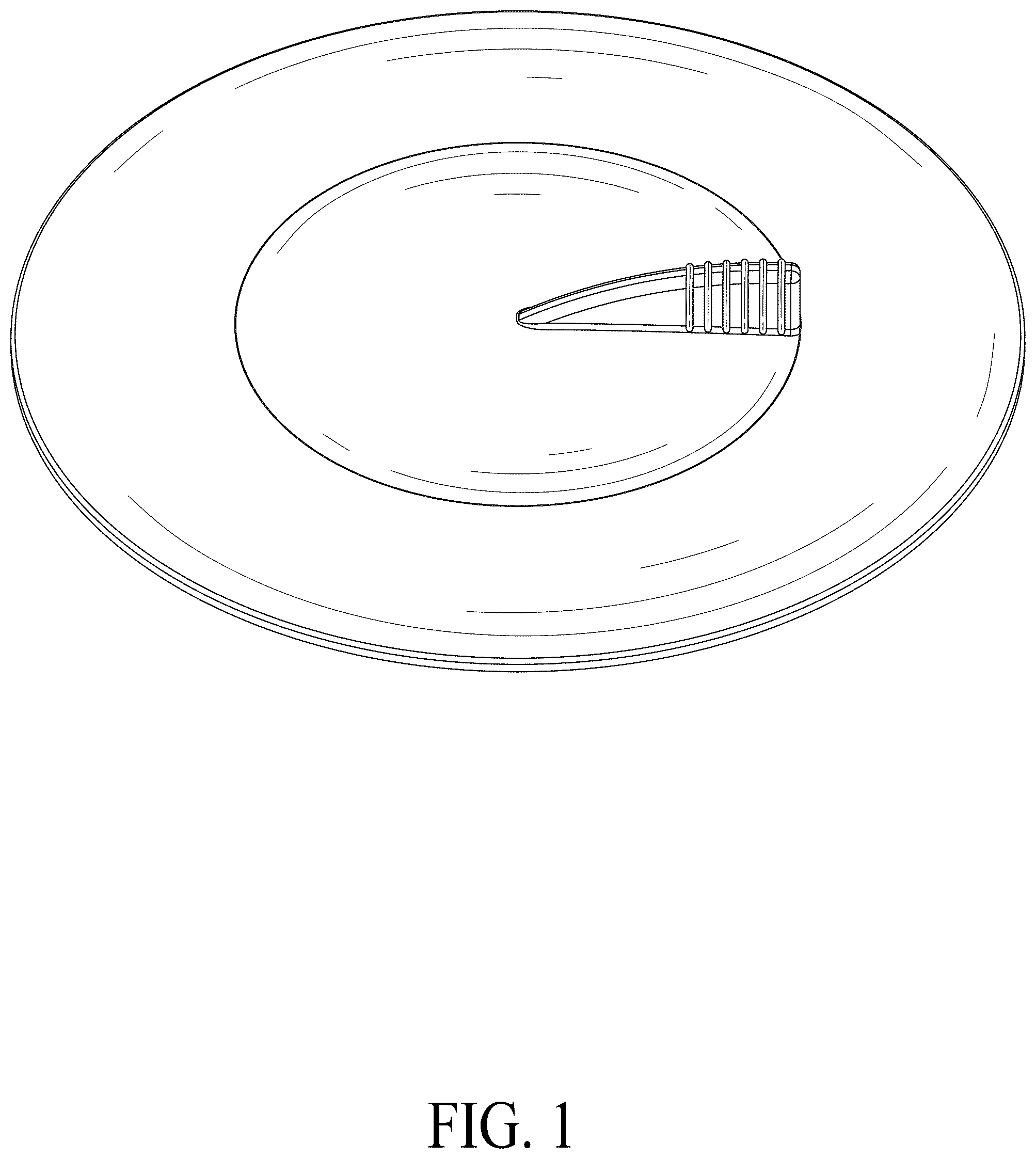 Patent USD1125480 Figure 1 – Bathtub stopper